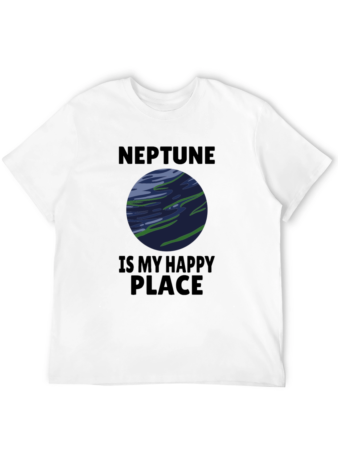 Neptune Is My Happy Place Graphic T-Shirt