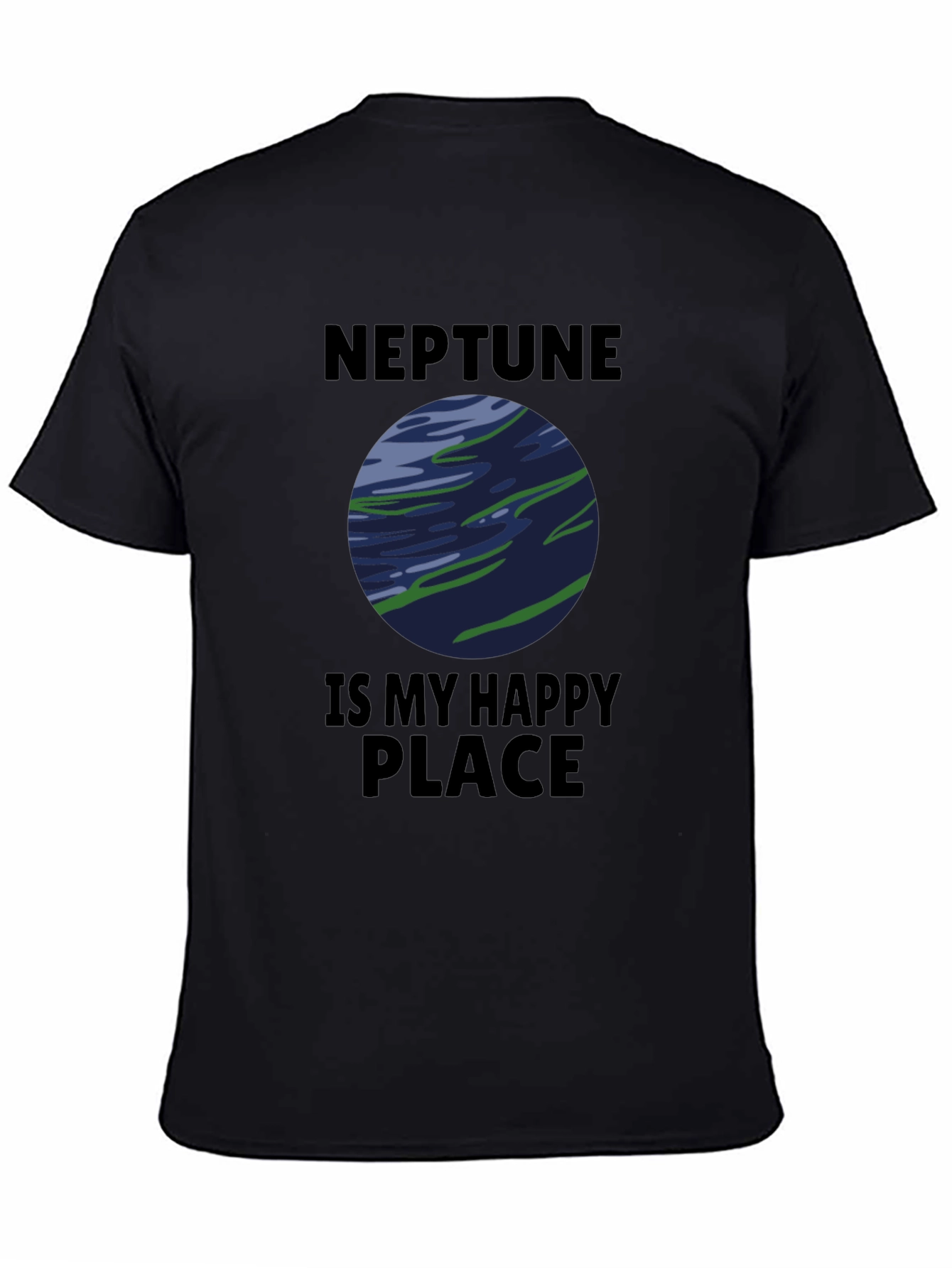 Neptune Is My Happy Place Graphic T-Shirt