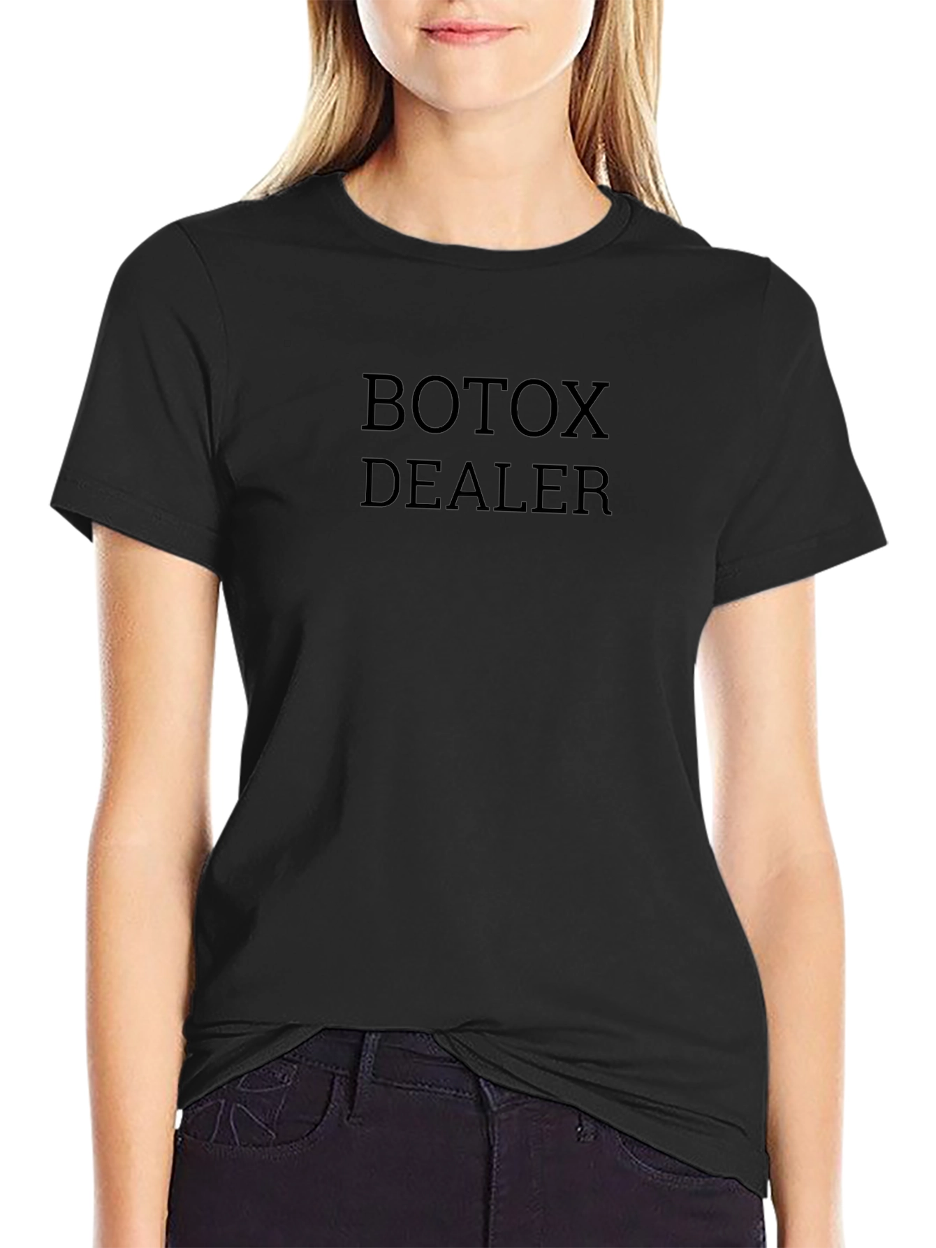 Botox Dealer Black Graphic T-Shirt