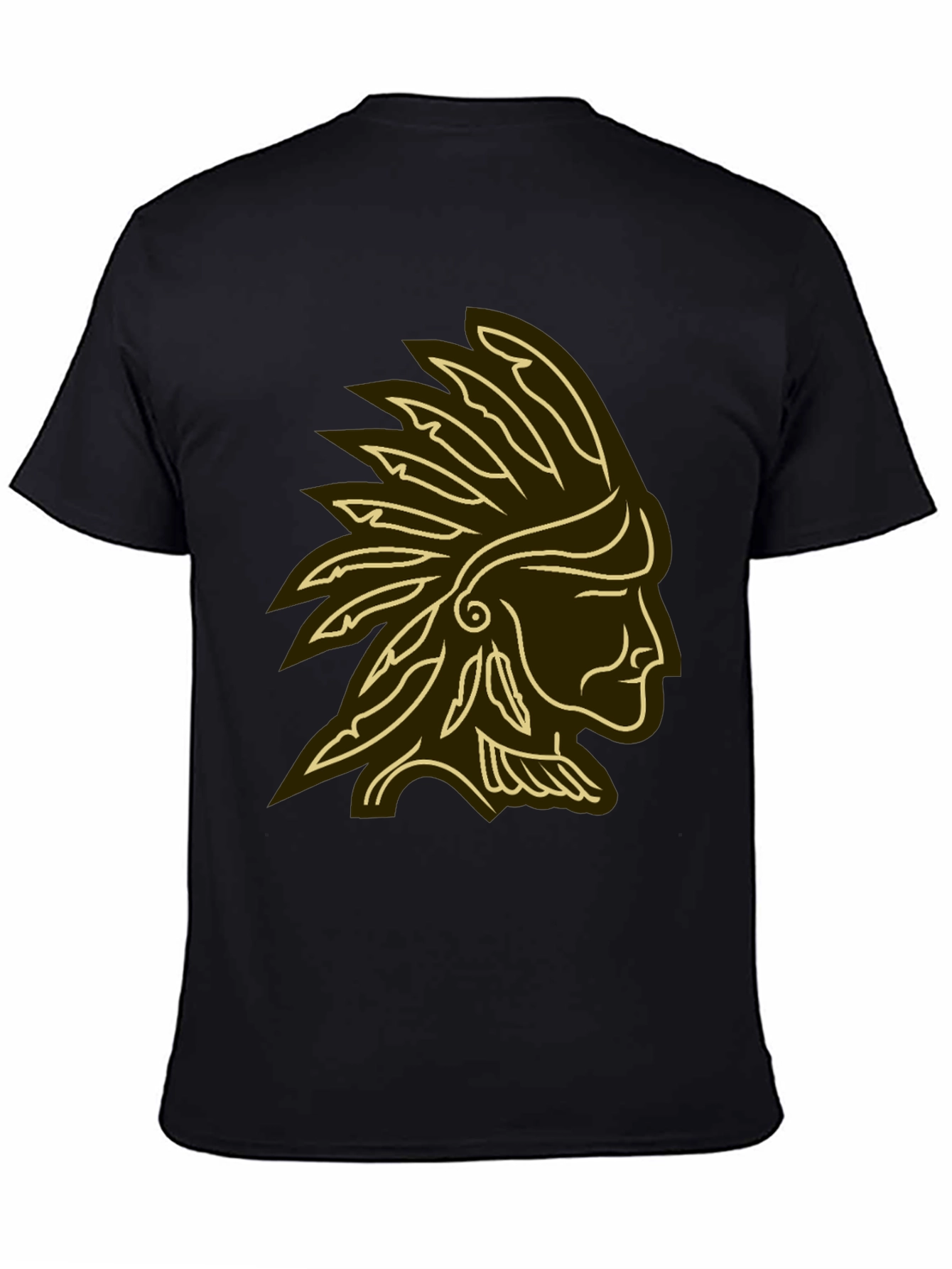 Native American Chief Graphic T-Shirt