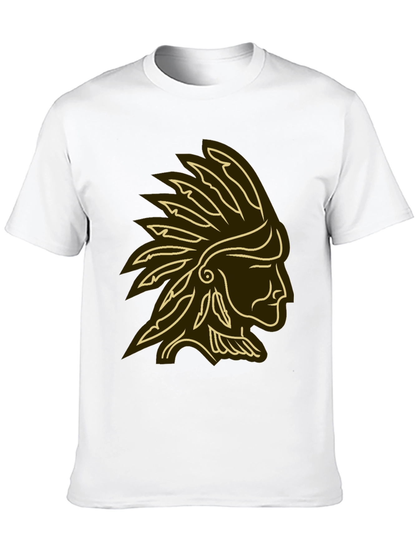 Native American Chief Graphic T-Shirt