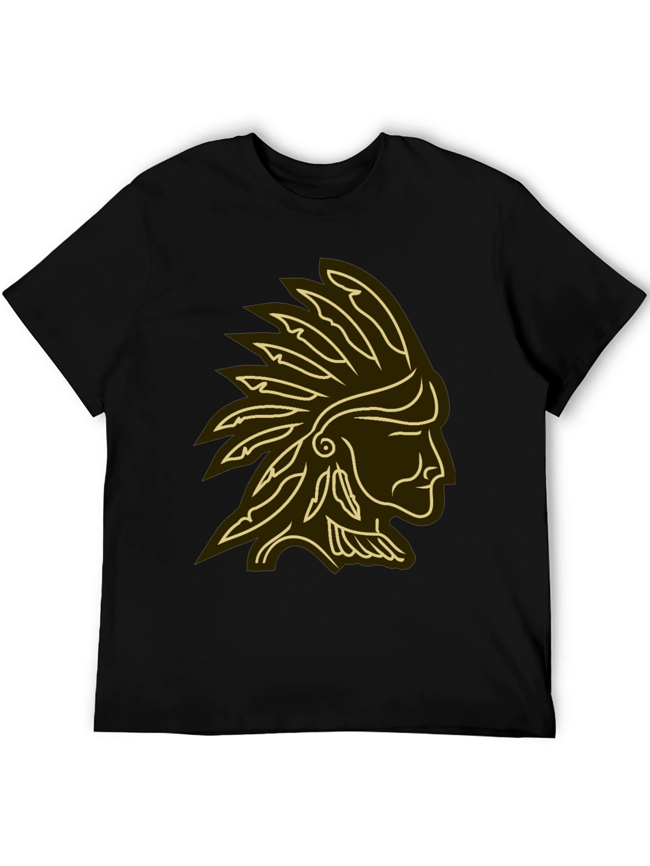 Native American Chief Graphic T-Shirt