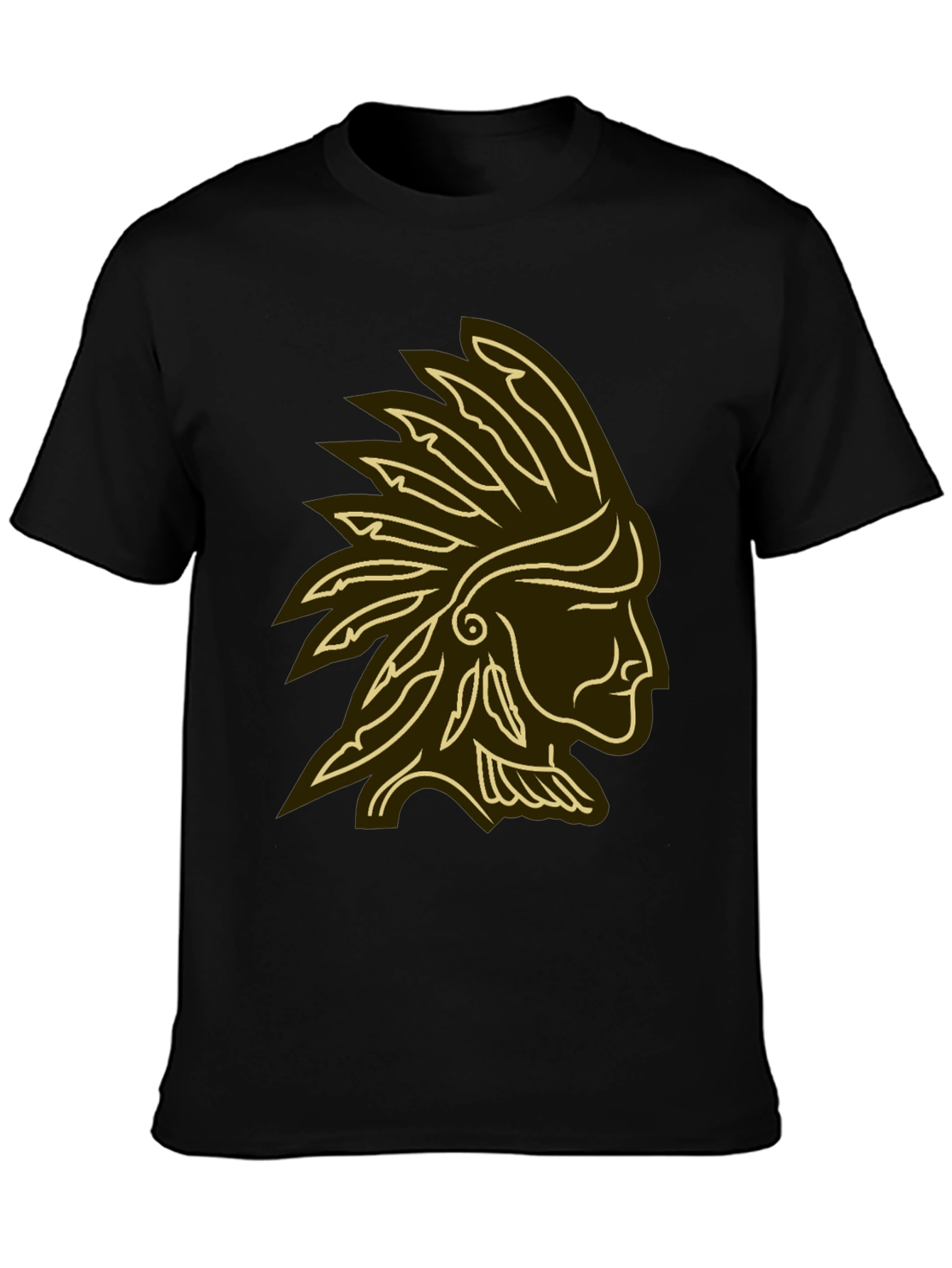 Native American Chief Graphic T-Shirt