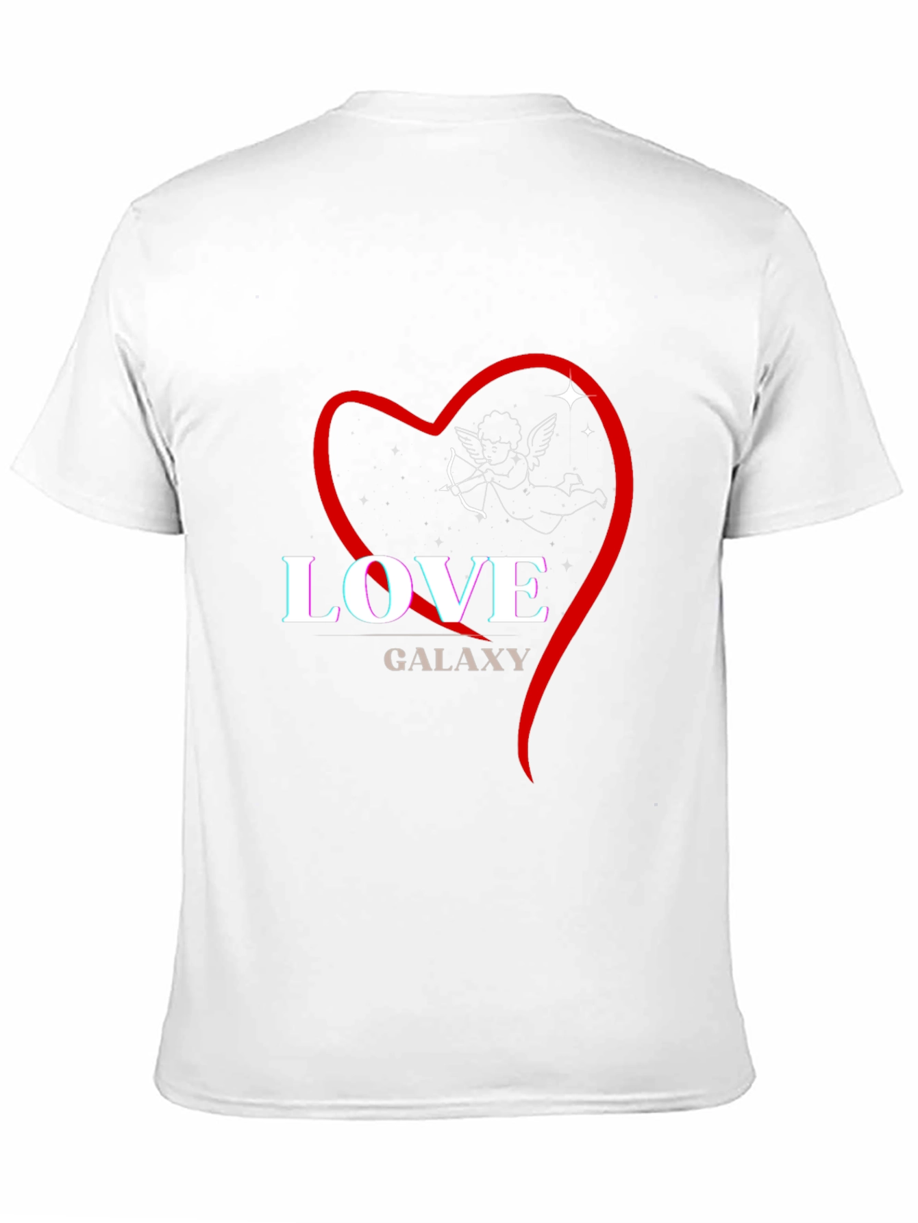 Love Galaxy Graphic T-Shirt - Black