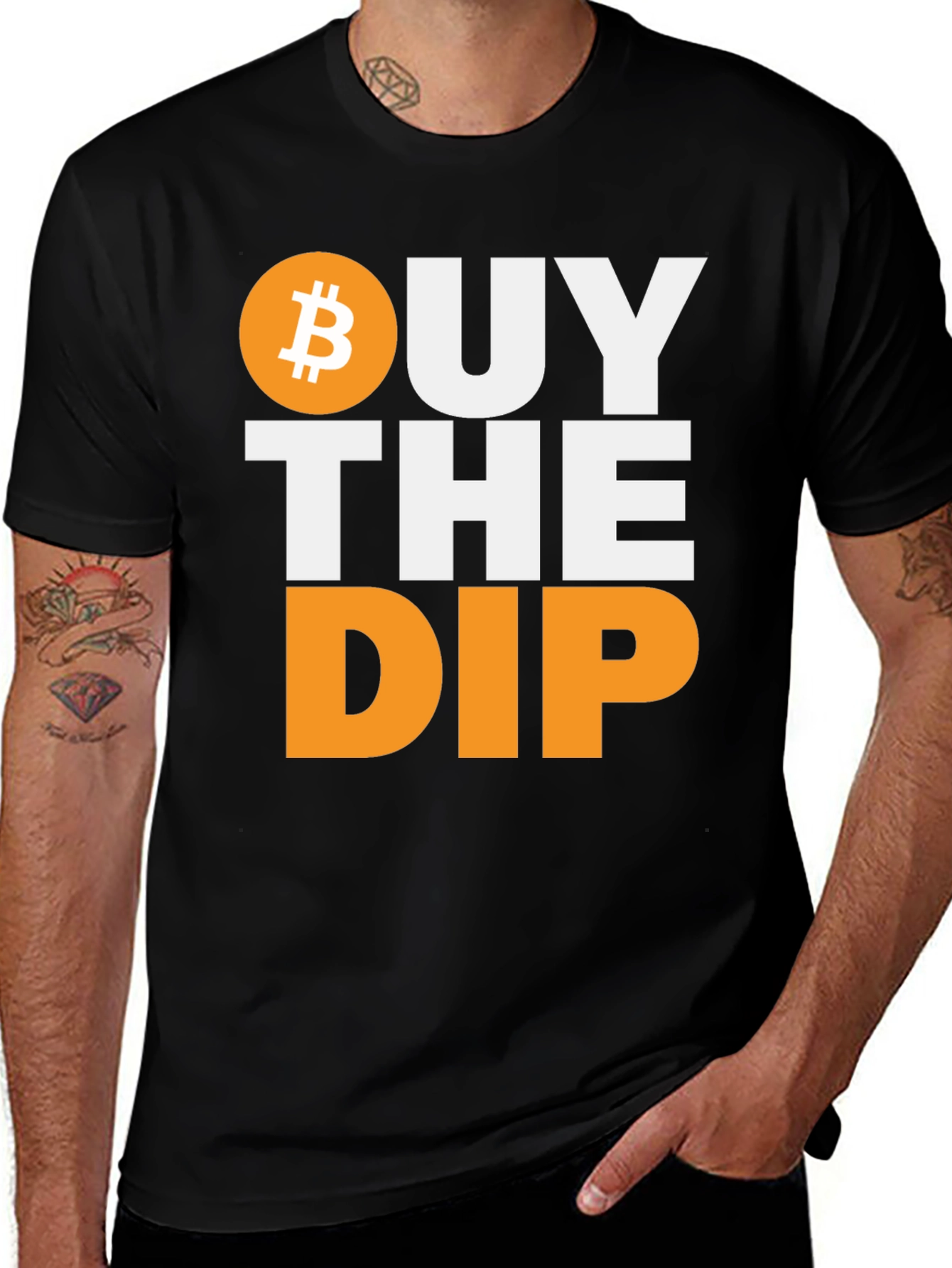 Buy The Dip Bitcoin Crypto T-Shirt