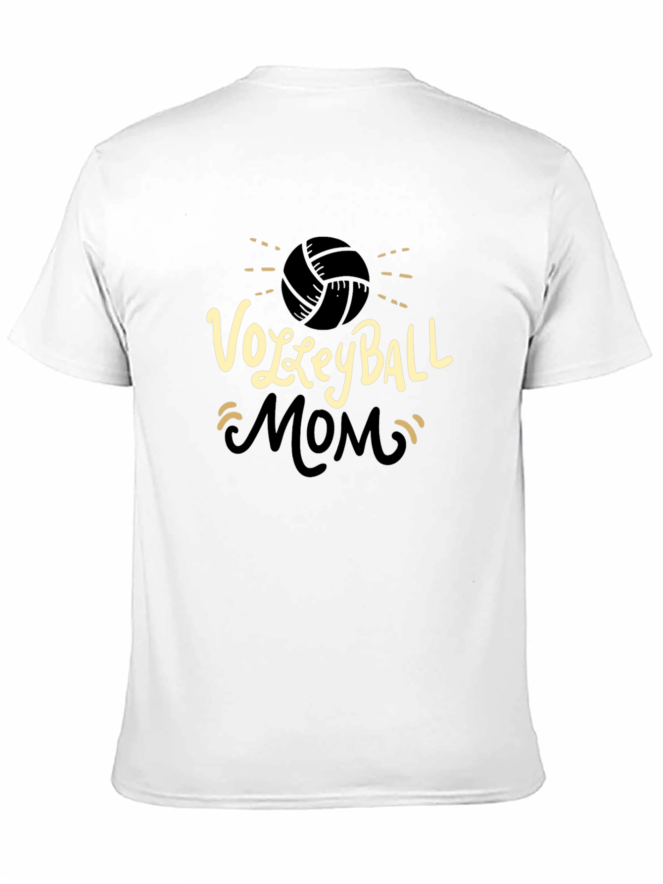 Volleyball Mom Graphic Tee - Black T-Shirt