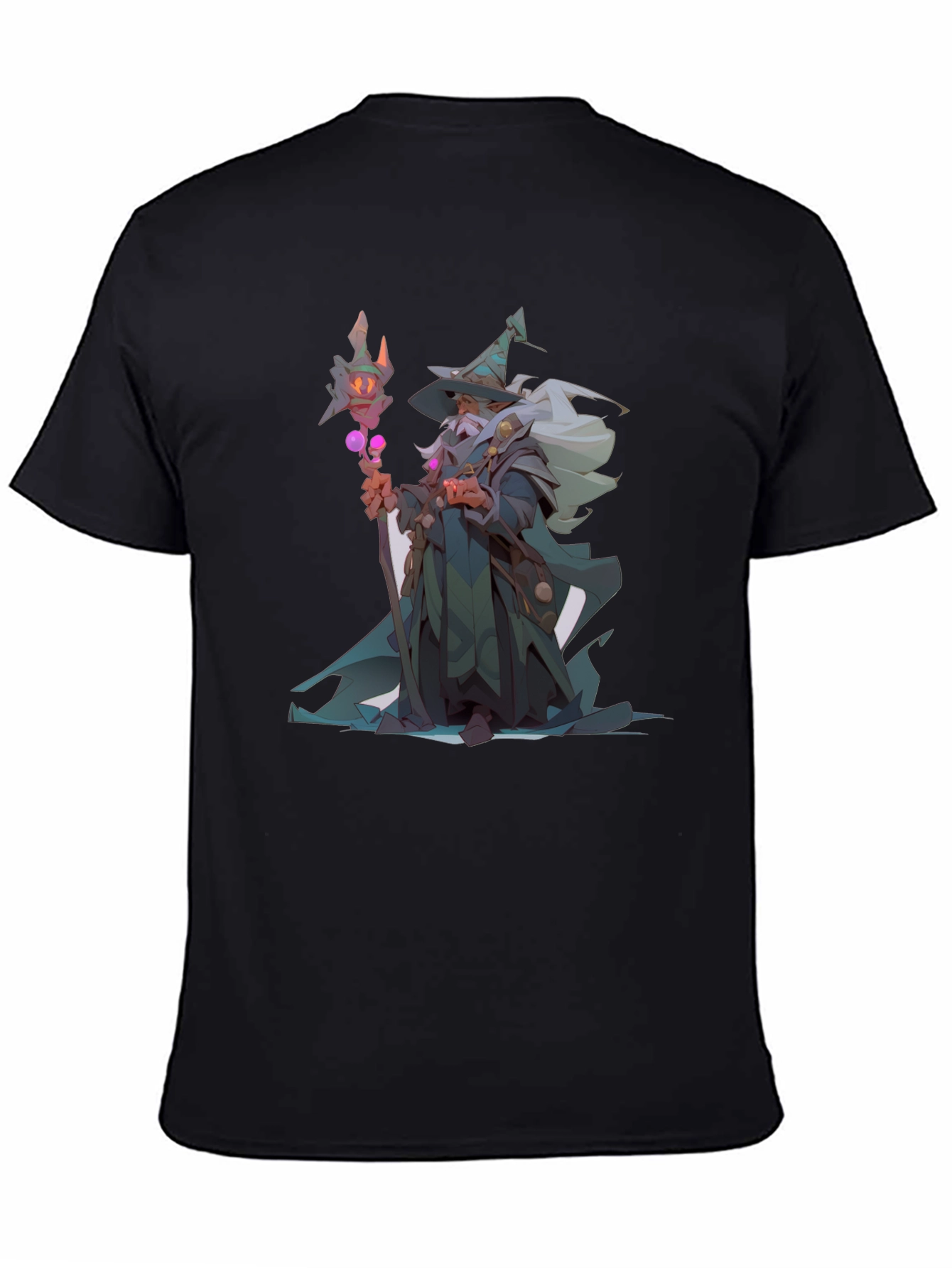 Wizard Graphic Black T-Shirt