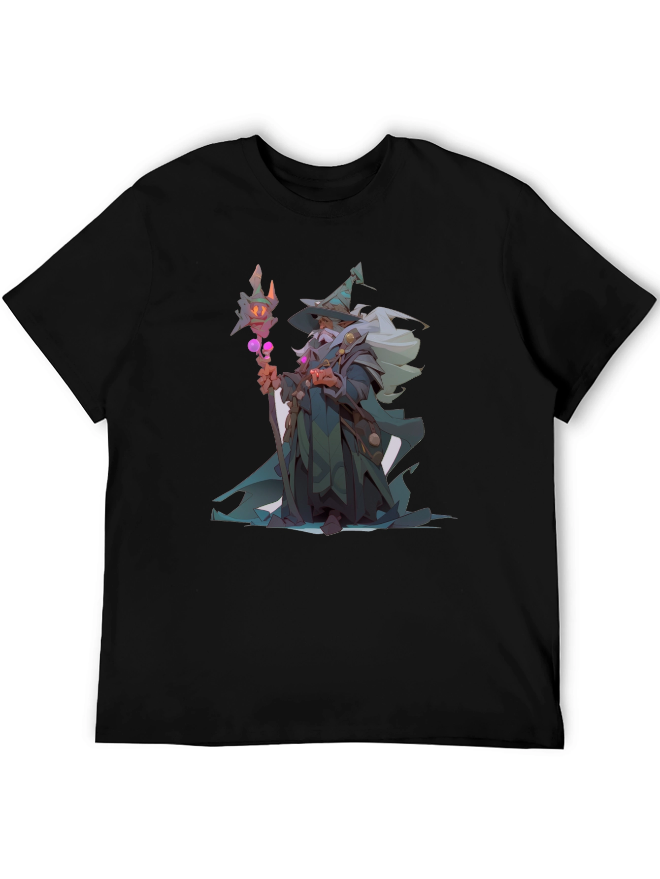 Wizard Graphic Black T-Shirt