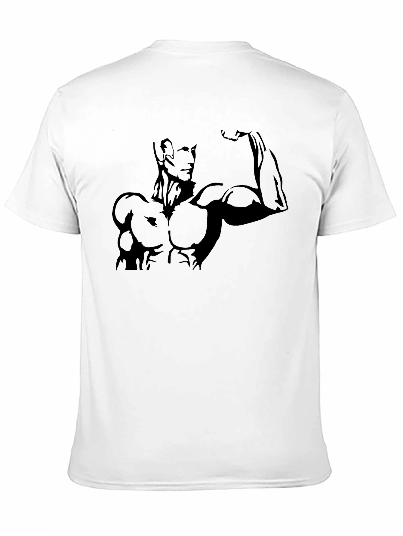Muscle Man Graphic Tee - Black