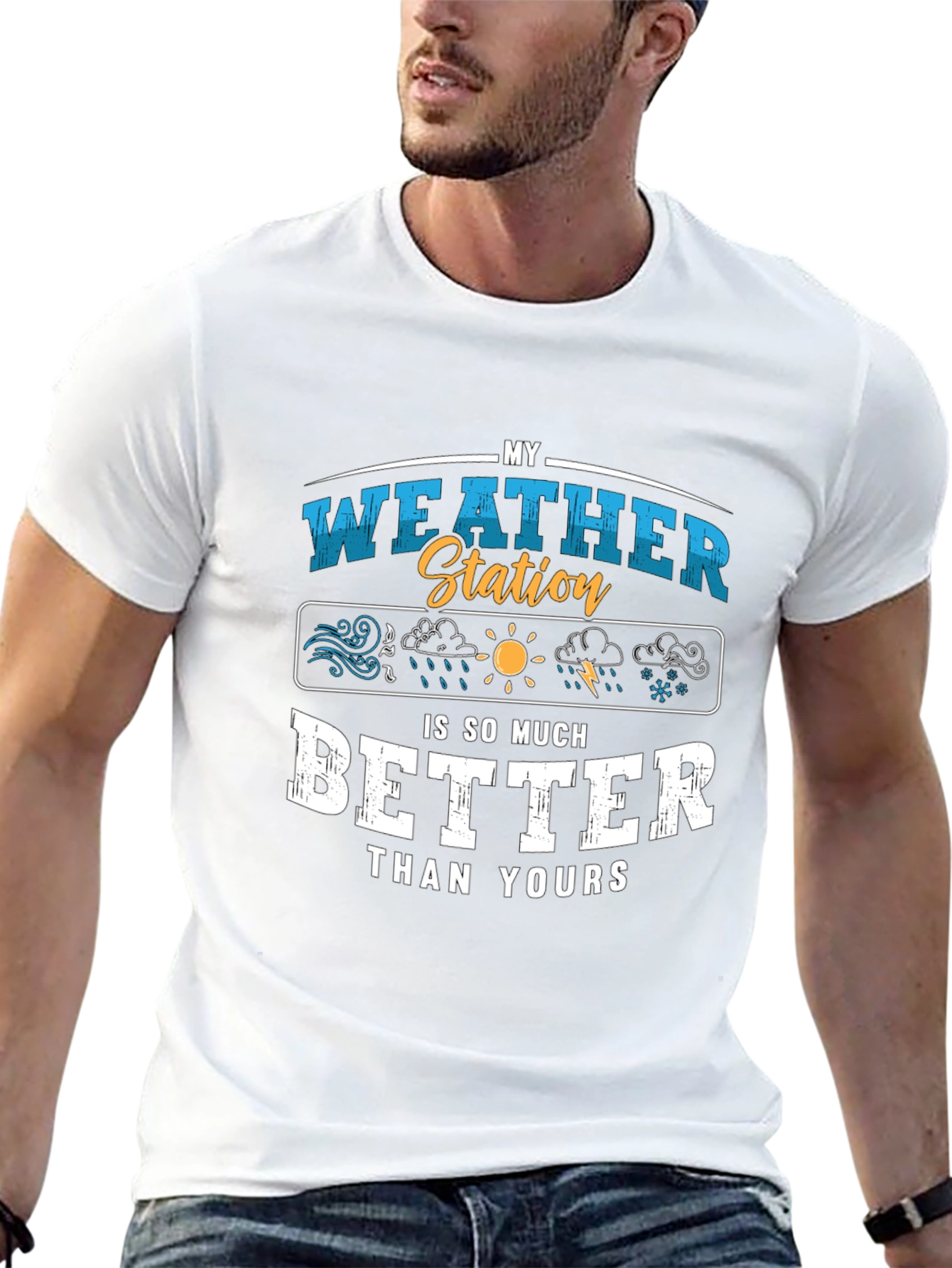 My Weather Station T-Shirt Funny Weather Gift