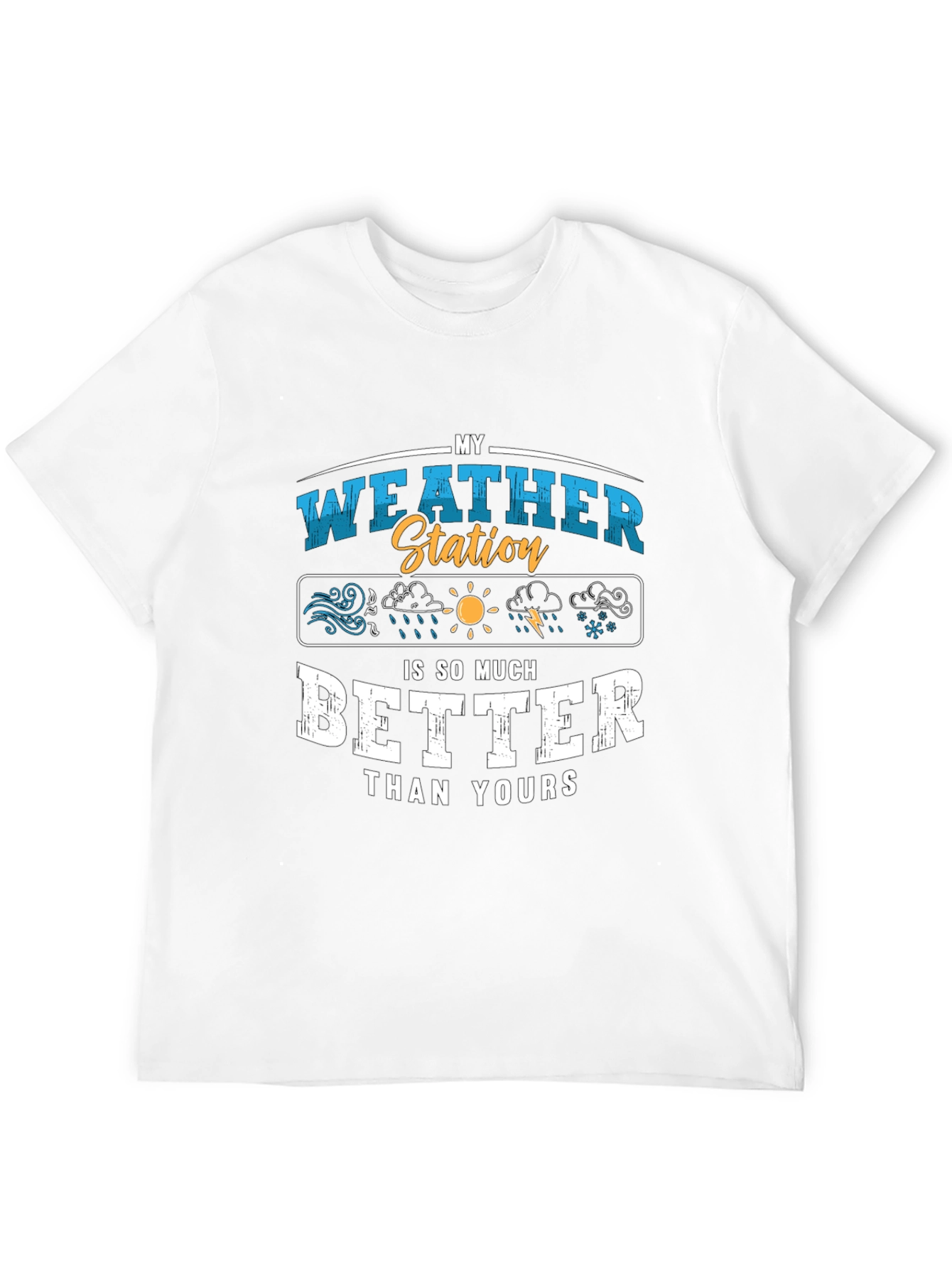 My Weather Station T-Shirt Funny Weather Gift