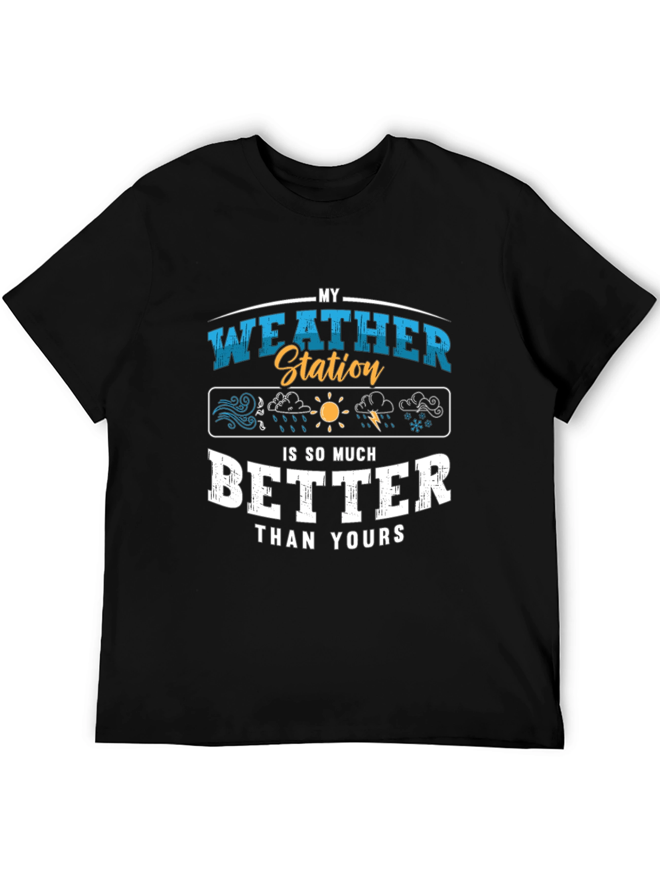 My Weather Station T-Shirt Funny Weather Gift