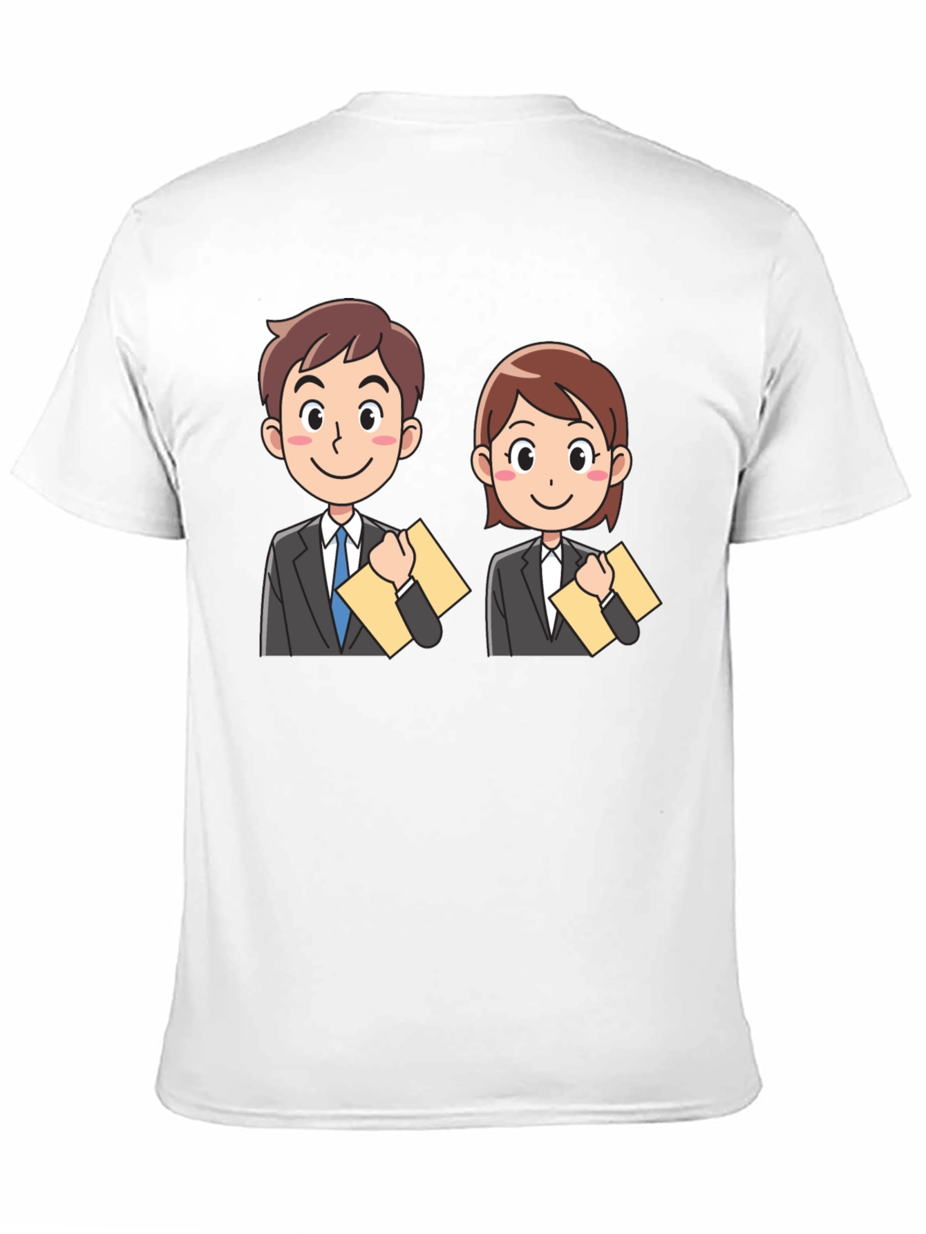 Cartoon Business People Graphic Tee