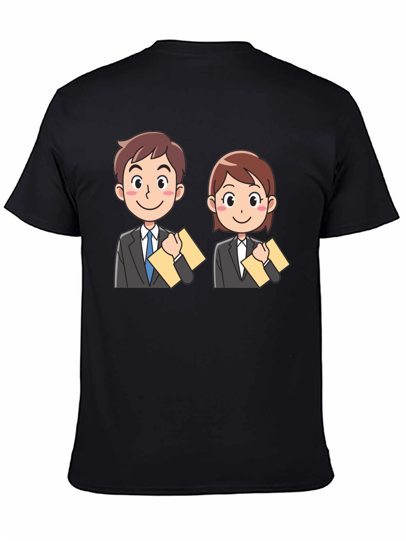 Cartoon Business People Graphic Tee