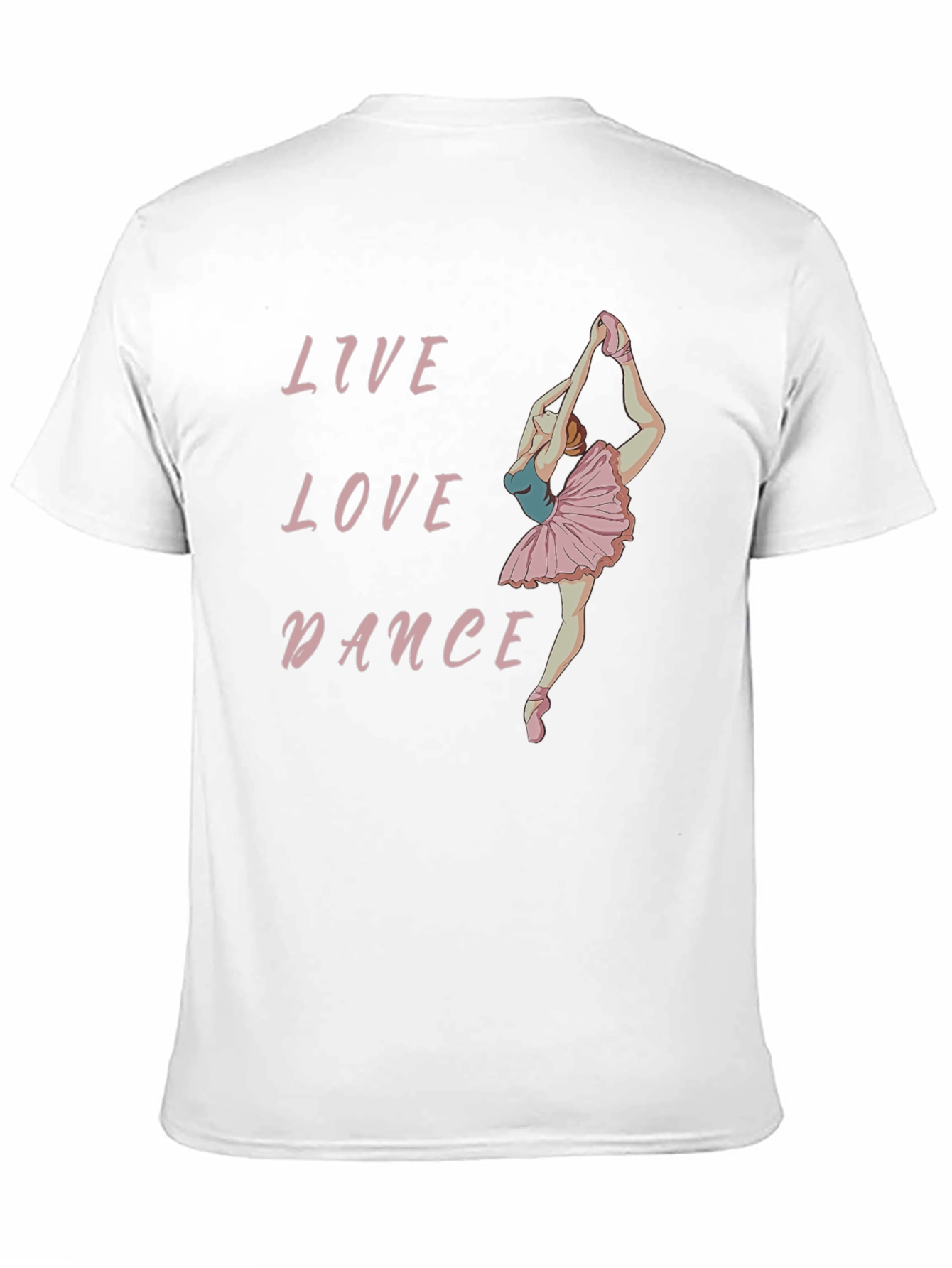 Live Love Dance Black Graphic Tee