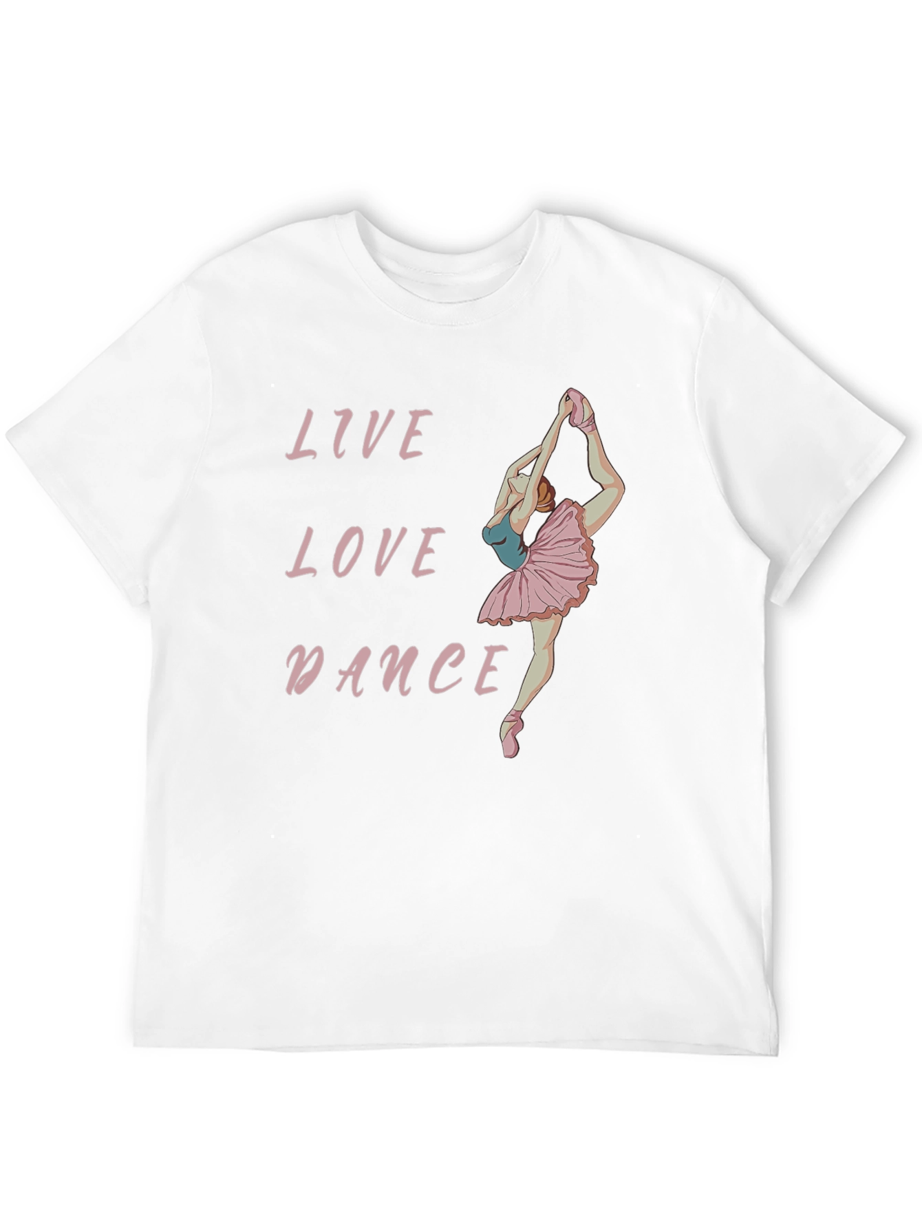 Live Love Dance Black Graphic Tee