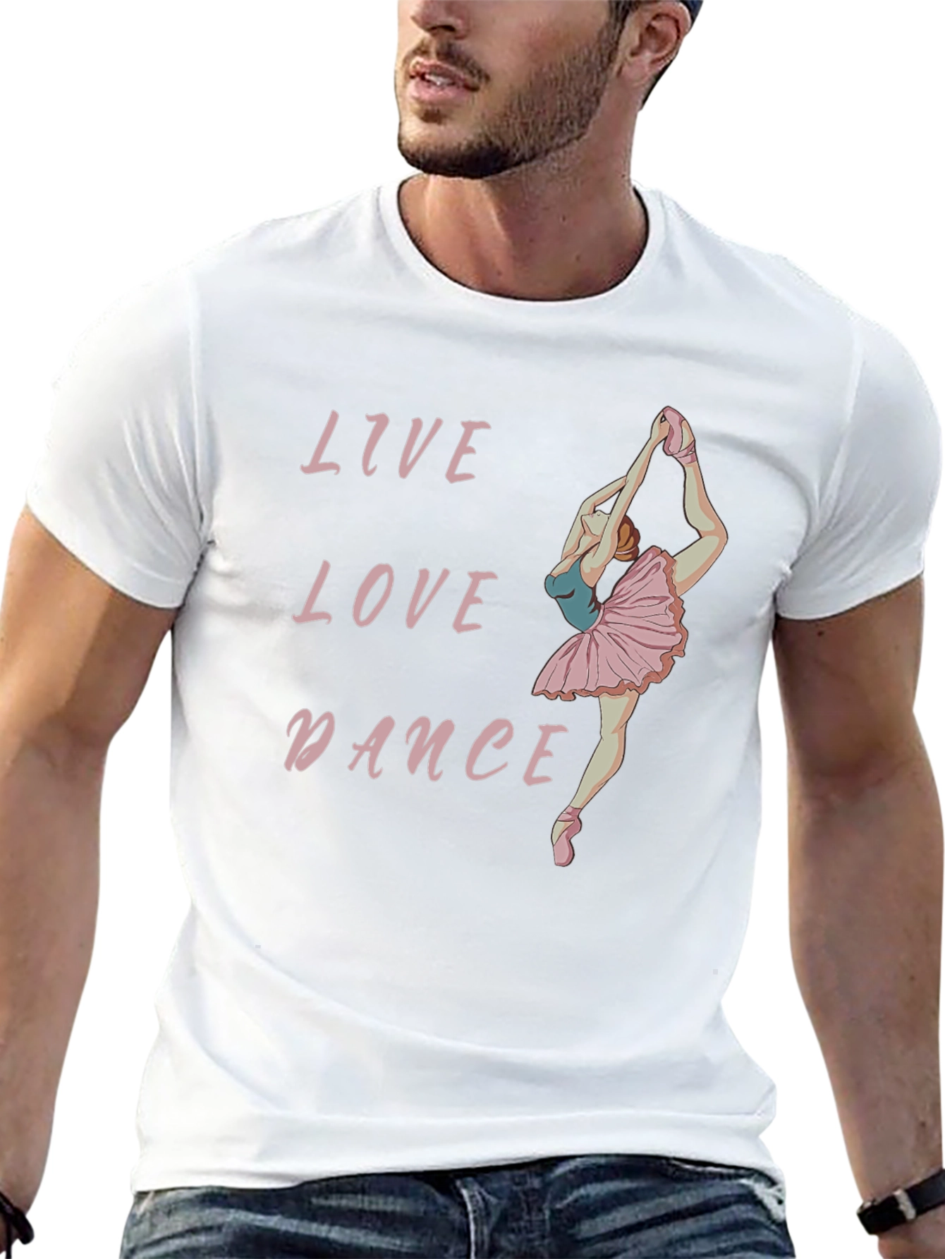 Live Love Dance Black Graphic Tee
