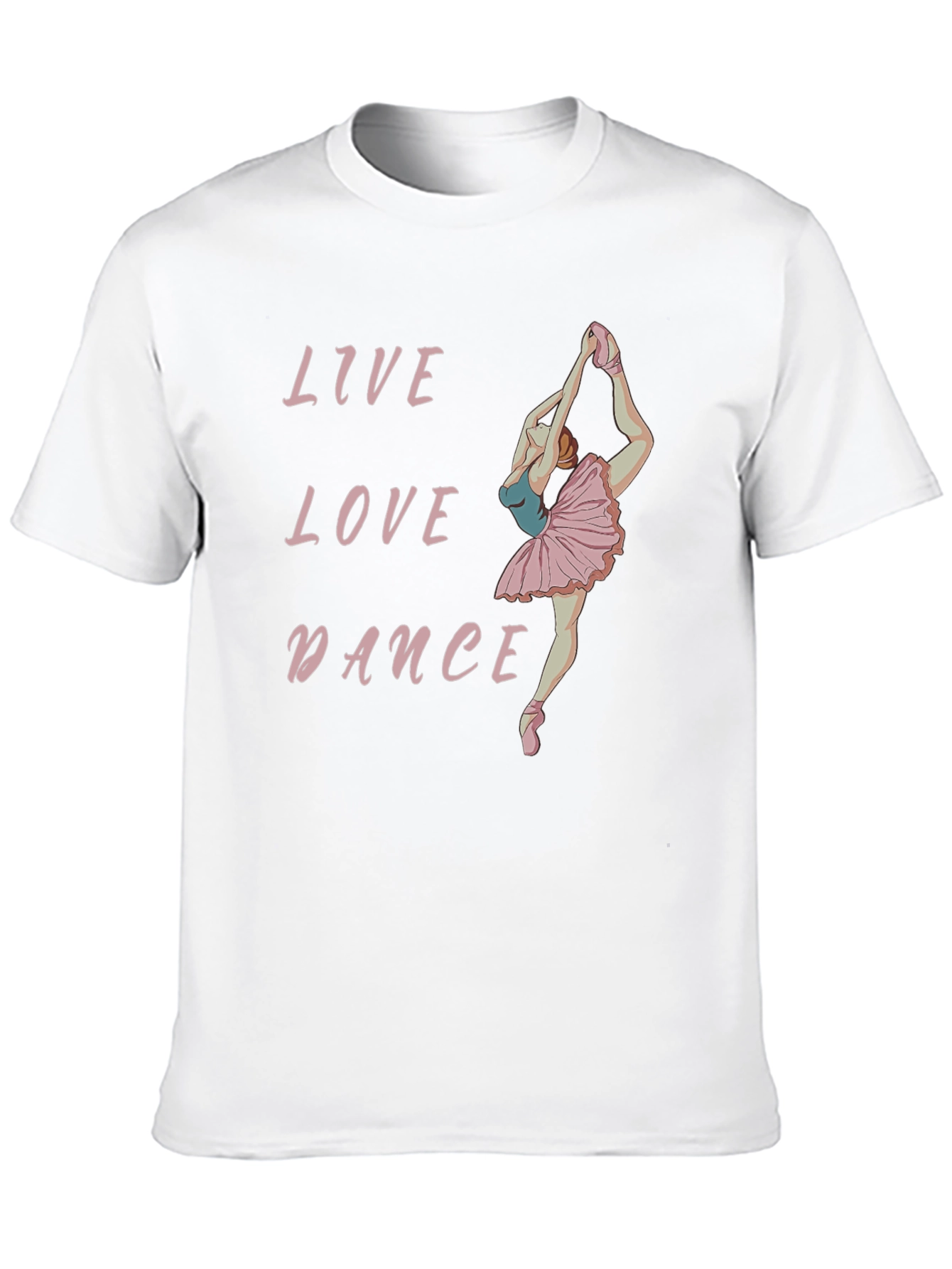 Live Love Dance Black Graphic Tee