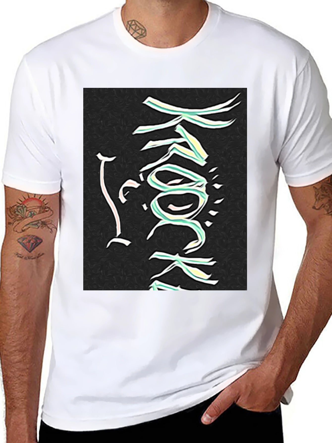 Knock T-Shirt: Unique Design Casual Wear