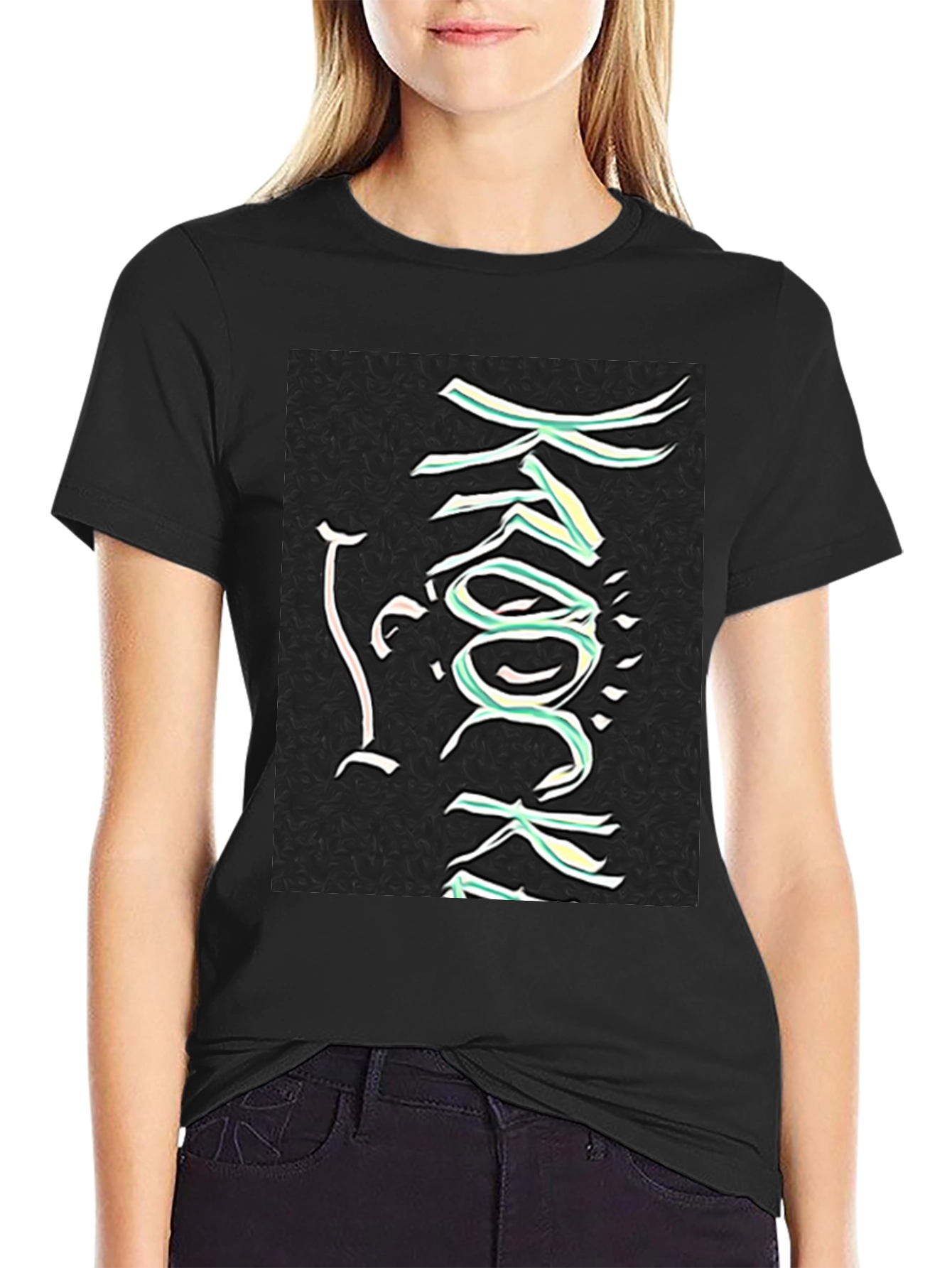 Knock T-Shirt: Unique Design Casual Wear
