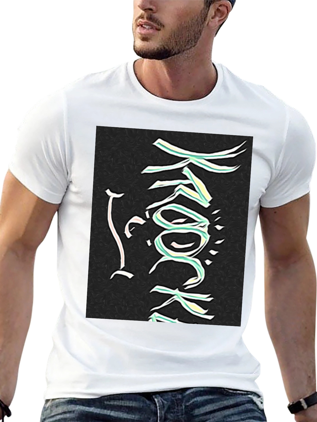 Knock T-Shirt: Unique Design Casual Wear