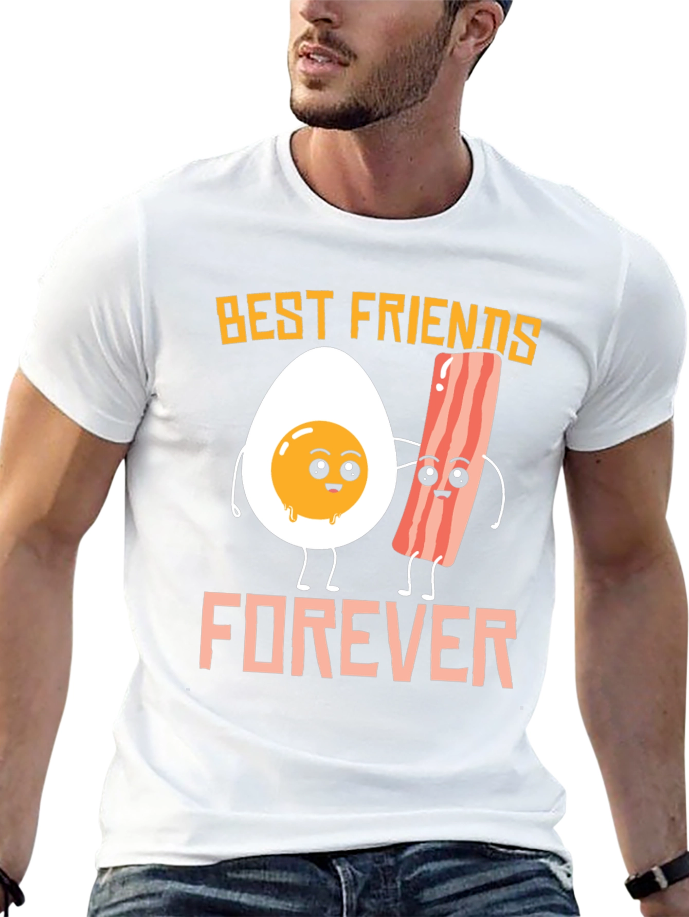 Best Friends Forever: Egg & Bacon Graphic Tee