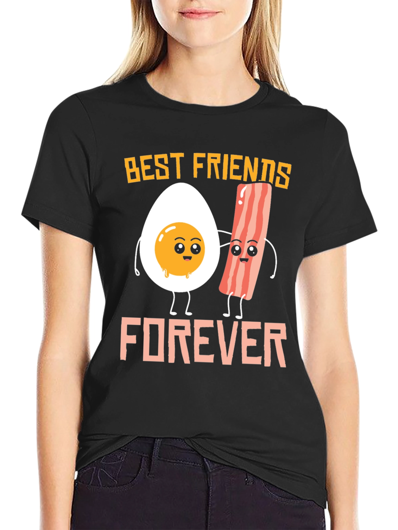 Best Friends Forever: Egg & Bacon Graphic Tee