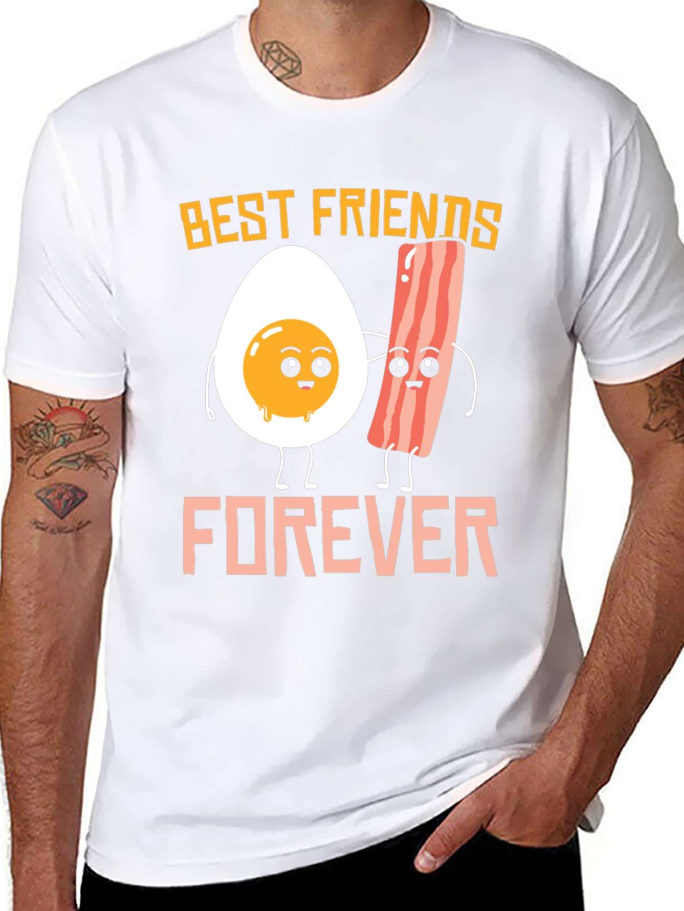 Best Friends Forever: Egg & Bacon Graphic Tee