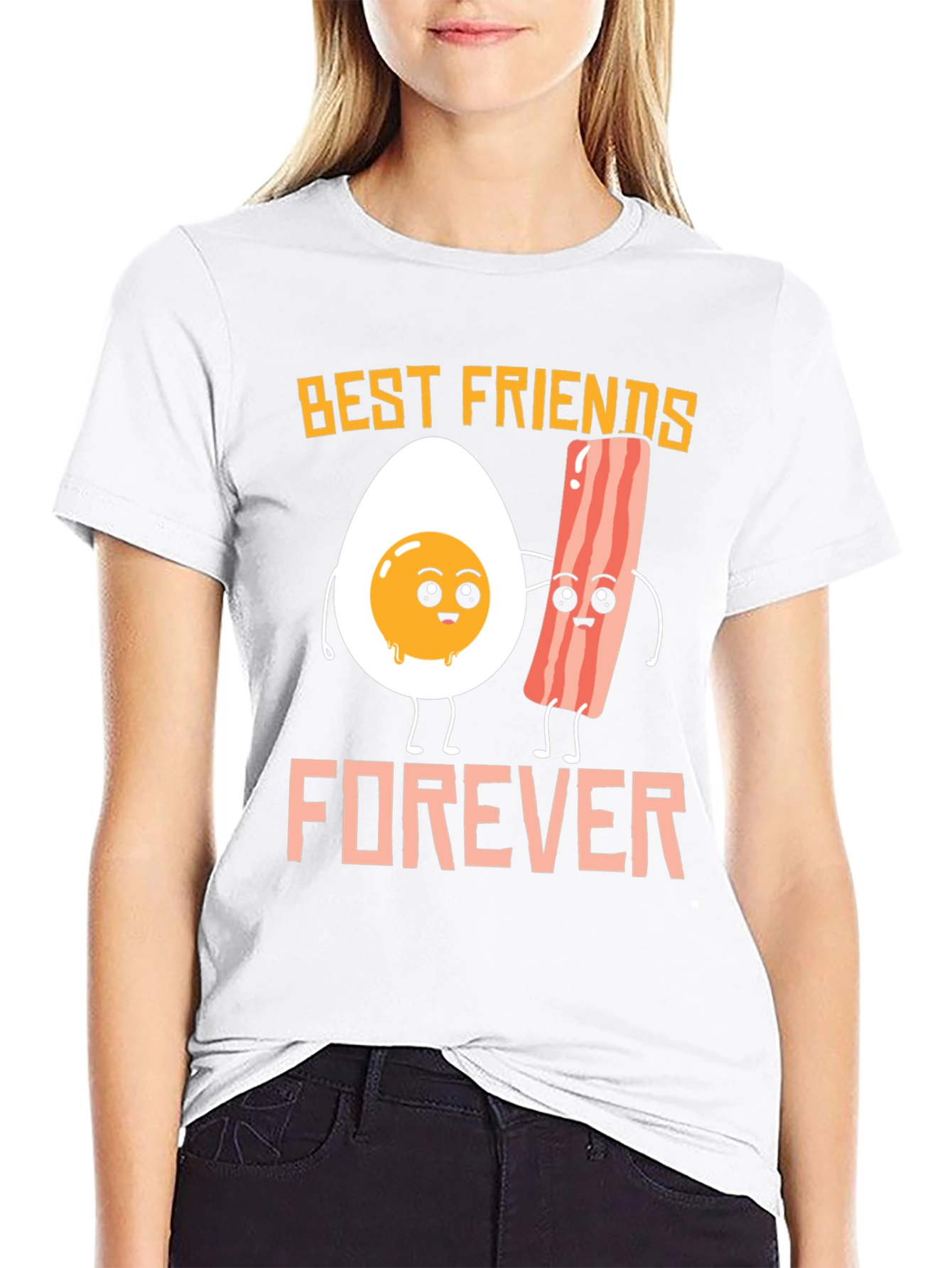 Best Friends Forever: Egg & Bacon Graphic Tee