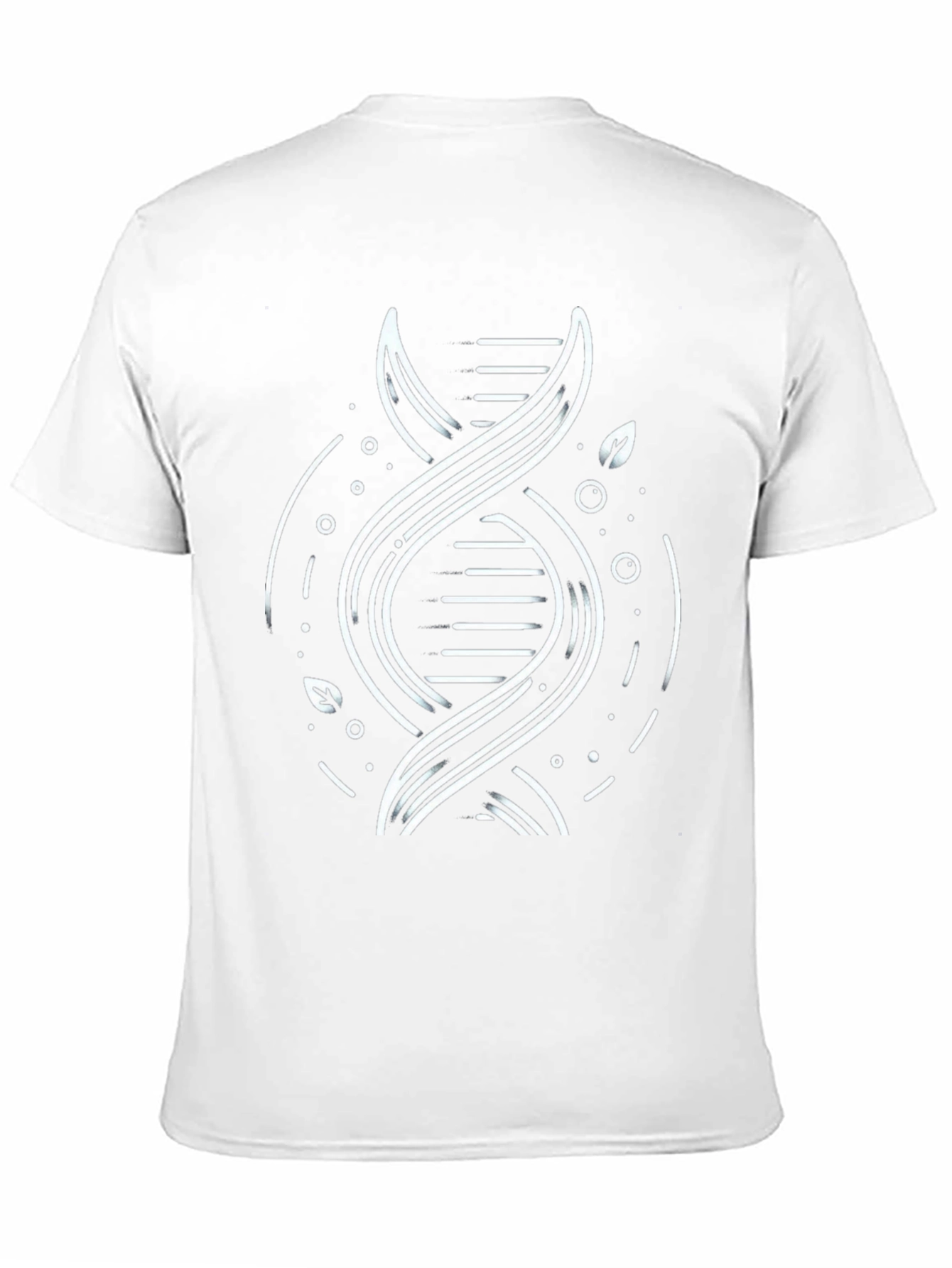 DNA Graphic Print Black T-Shirt