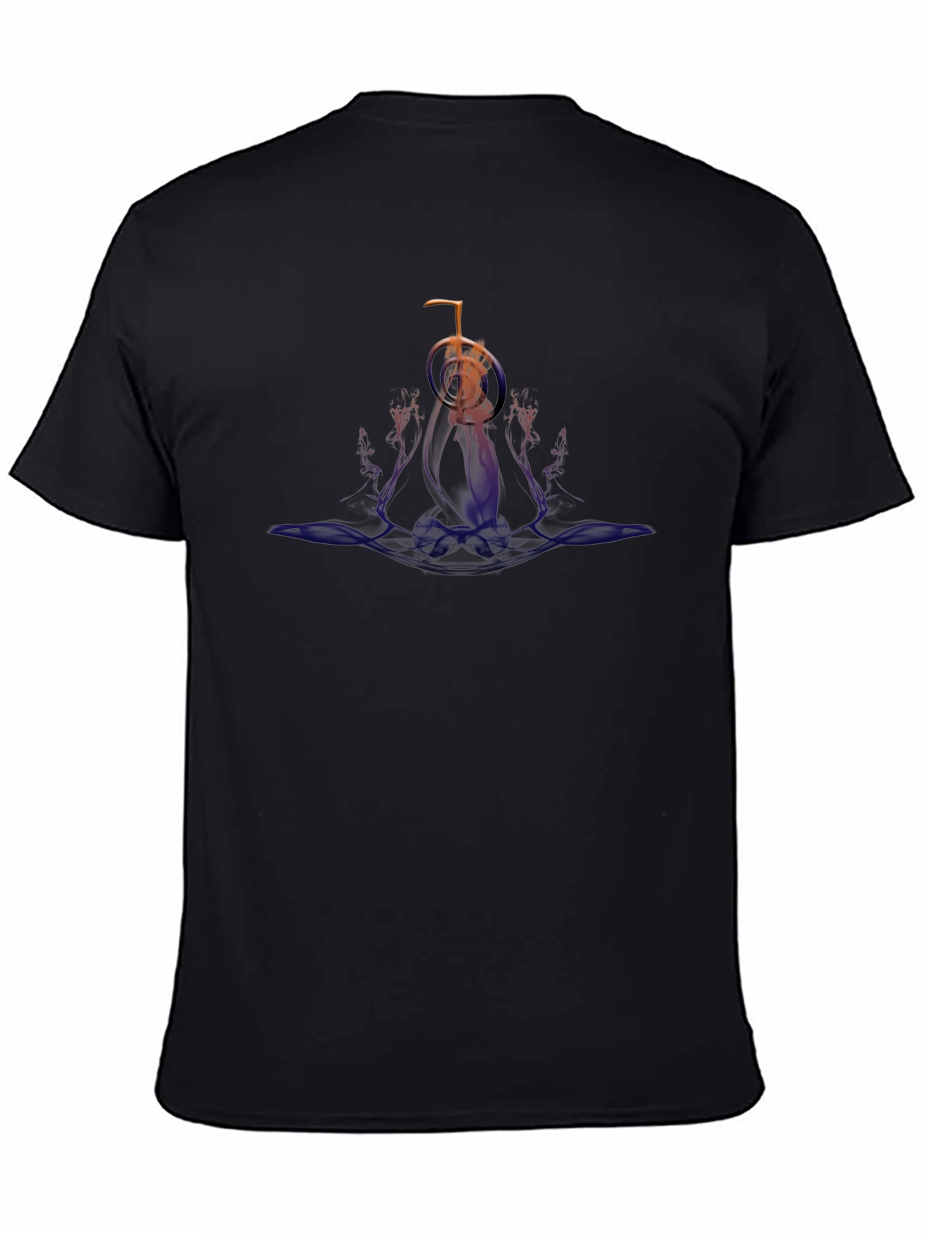 Abstract Graphic Black T-Shirt