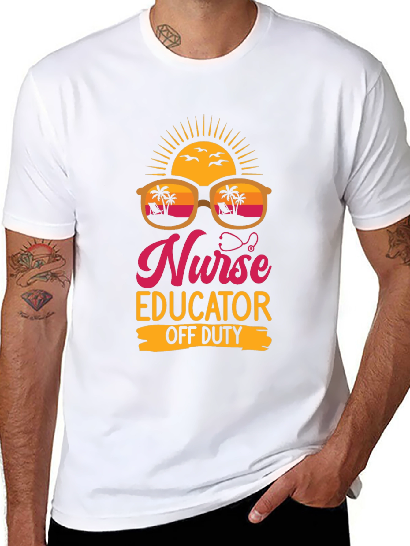 Nurse Educator Off Duty Graphic T-Shirt