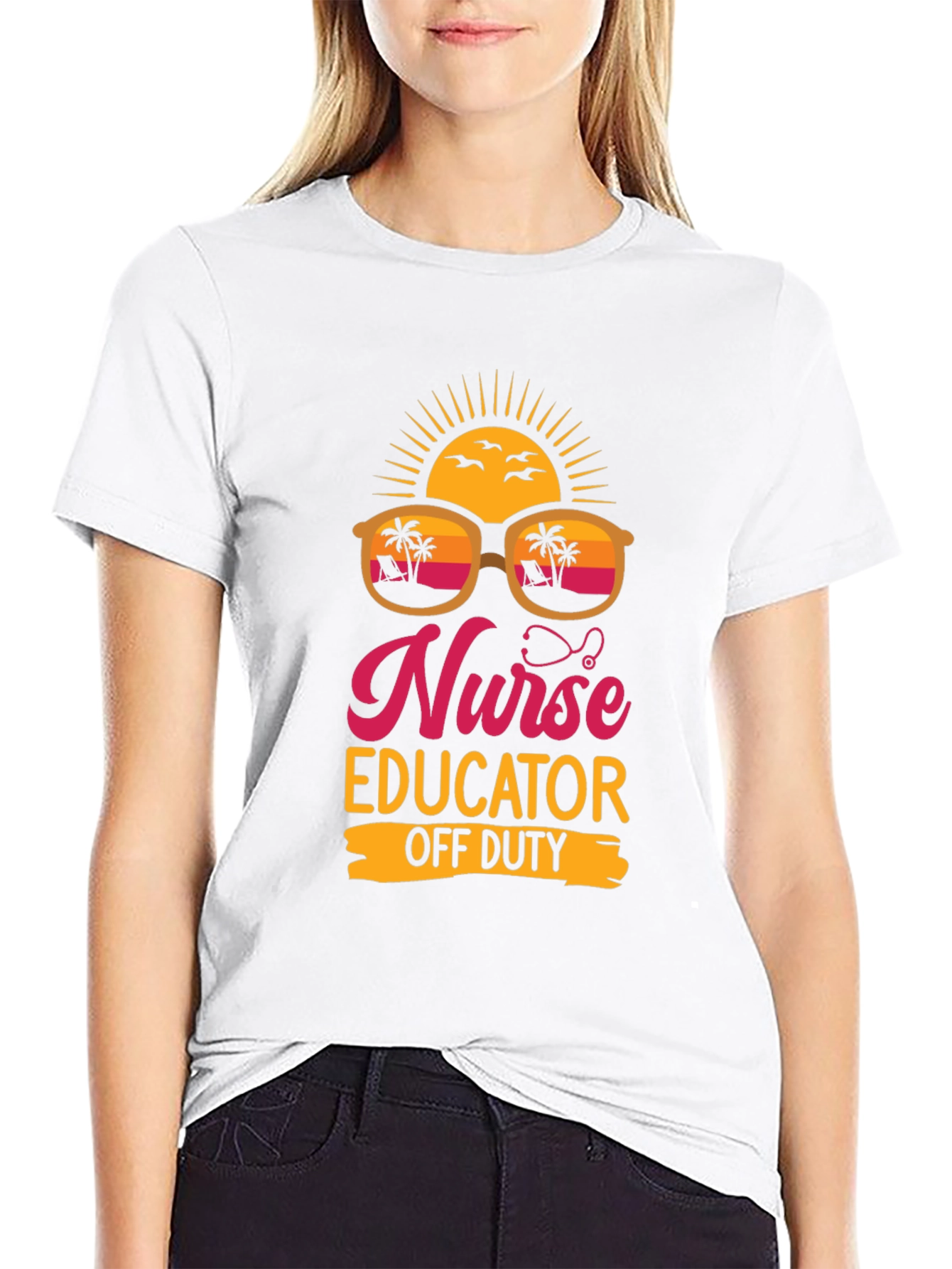 Nurse Educator Off Duty Graphic T-Shirt