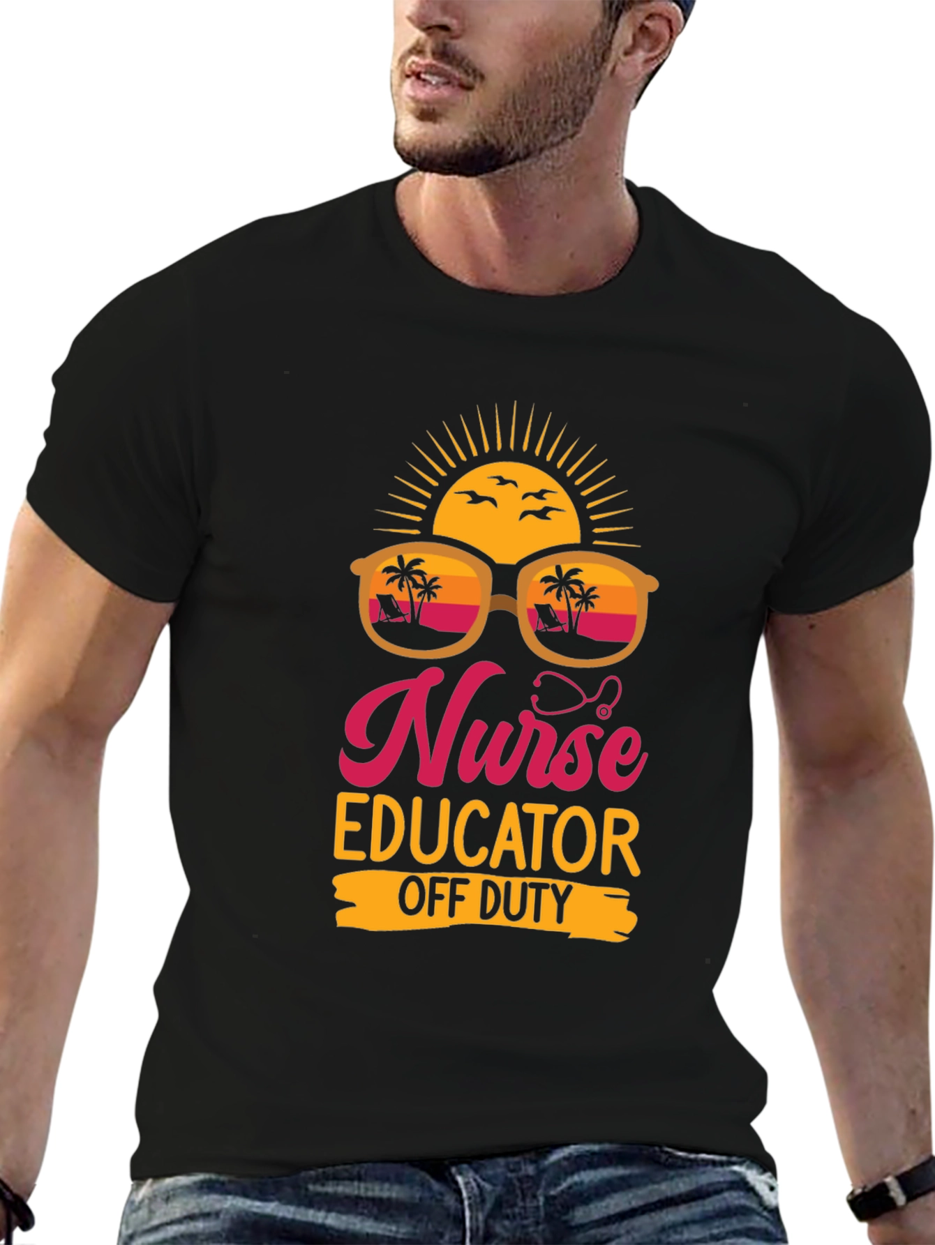 Nurse Educator Off Duty Graphic T-Shirt