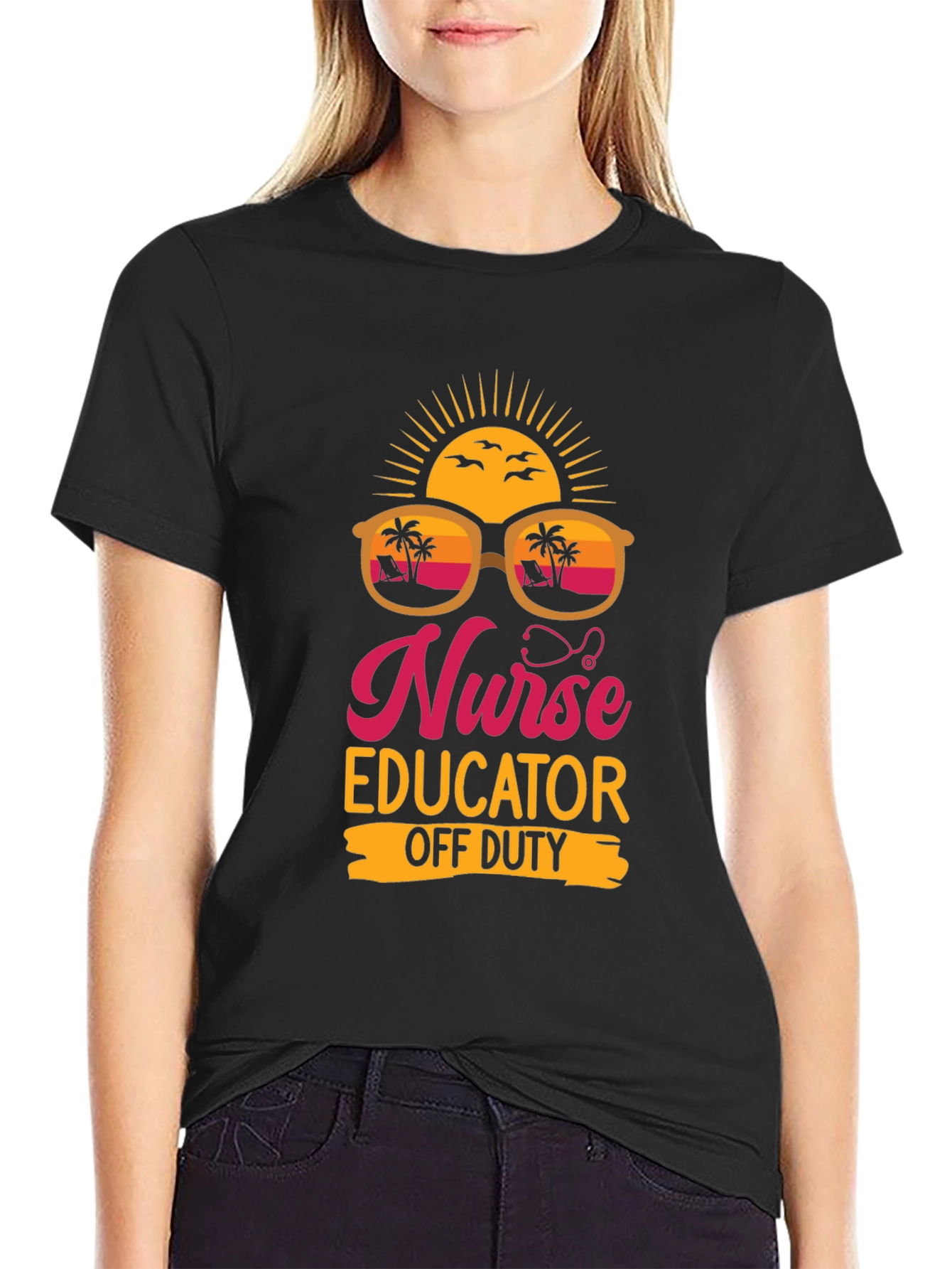 Nurse Educator Off Duty Graphic T-Shirt