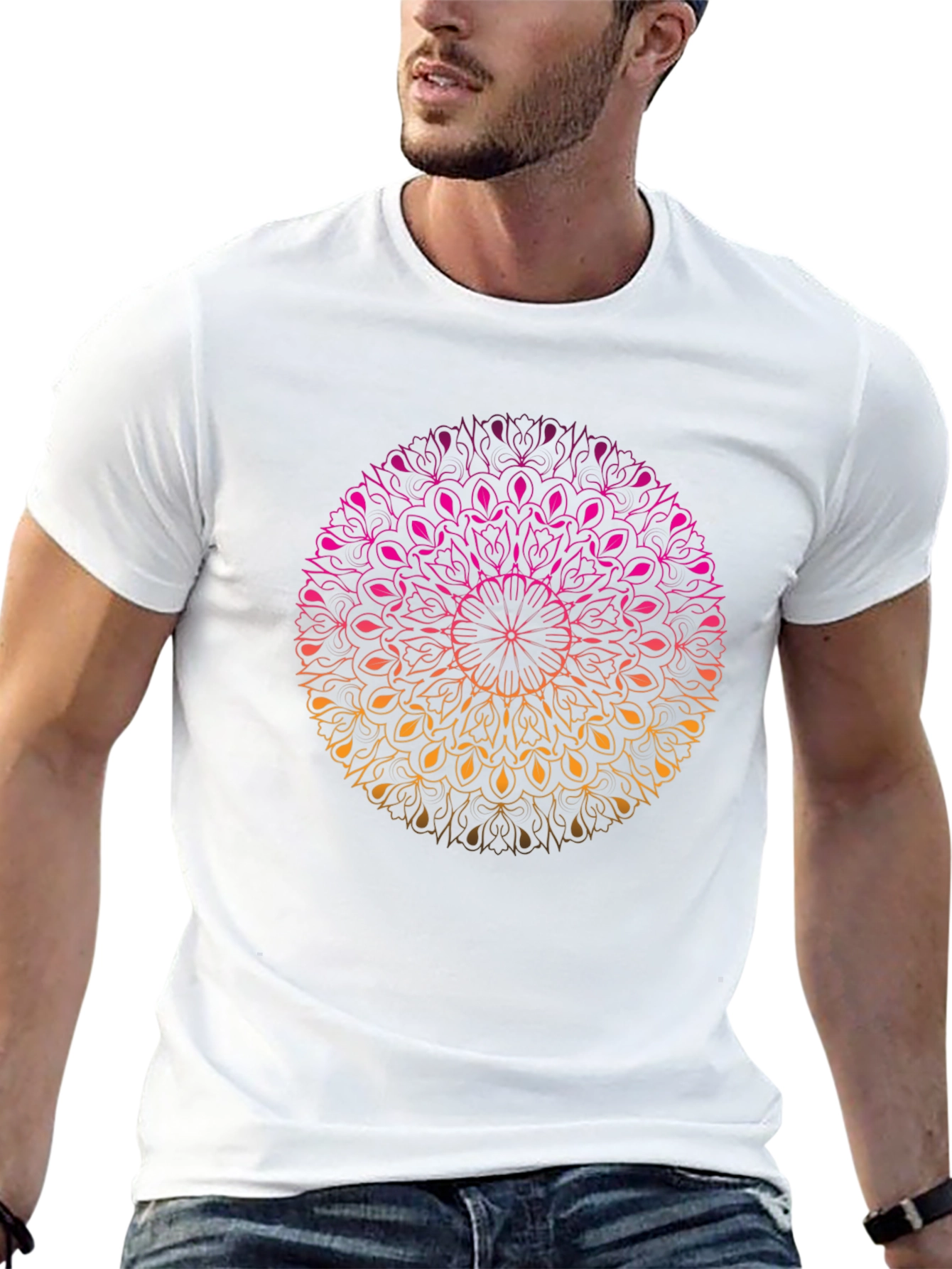 Ombre Mandala Graphic Tee