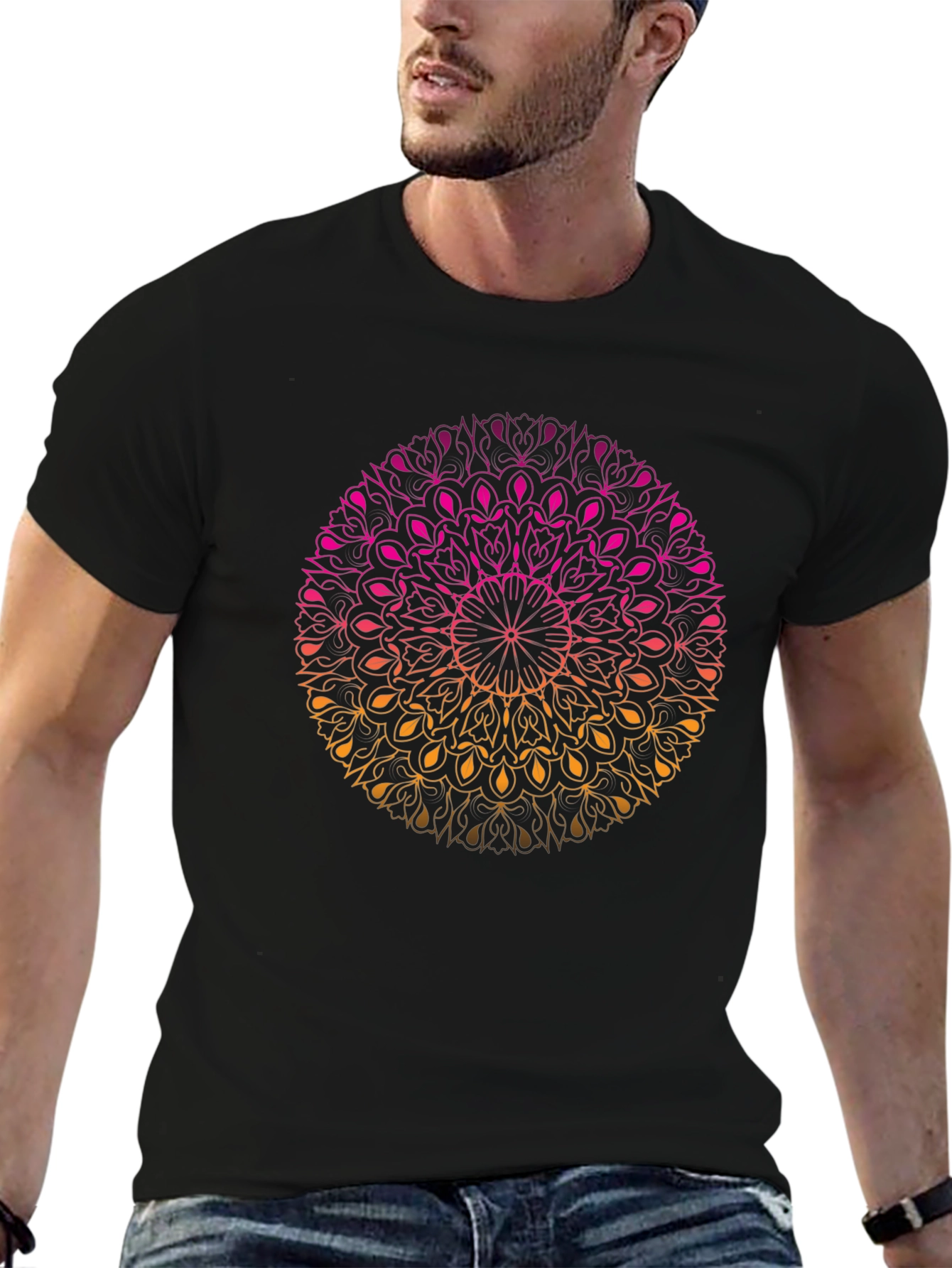 Ombre Mandala Graphic Tee