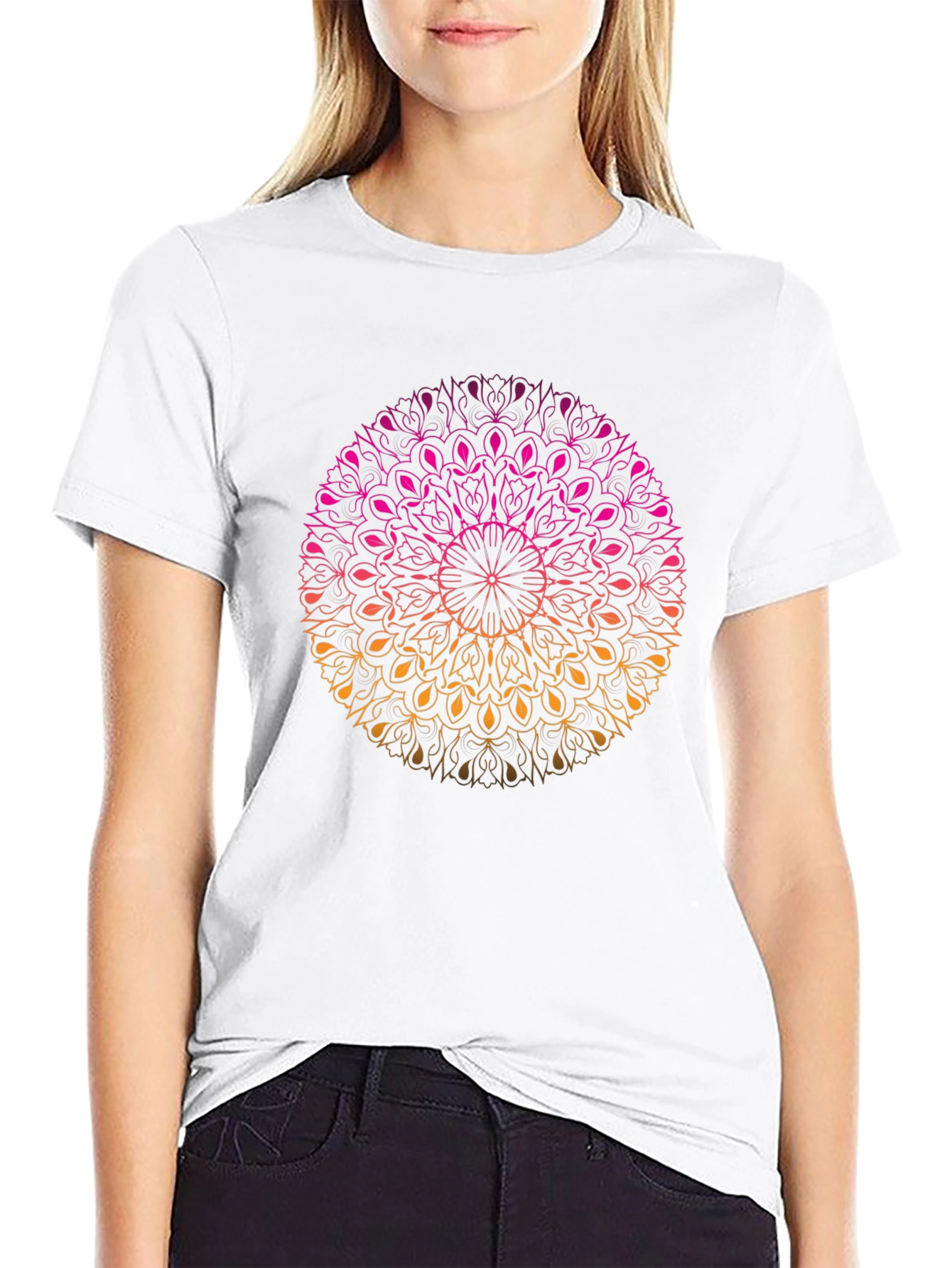 Ombre Mandala Graphic Tee