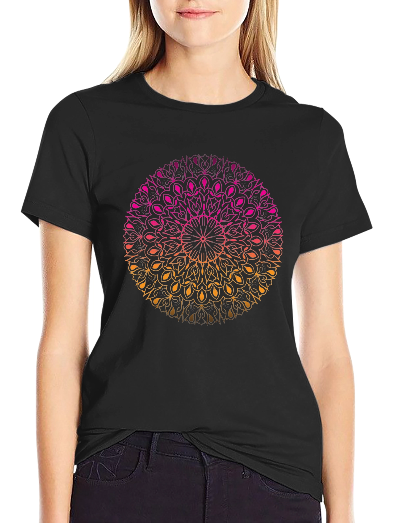 Ombre Mandala Graphic Tee