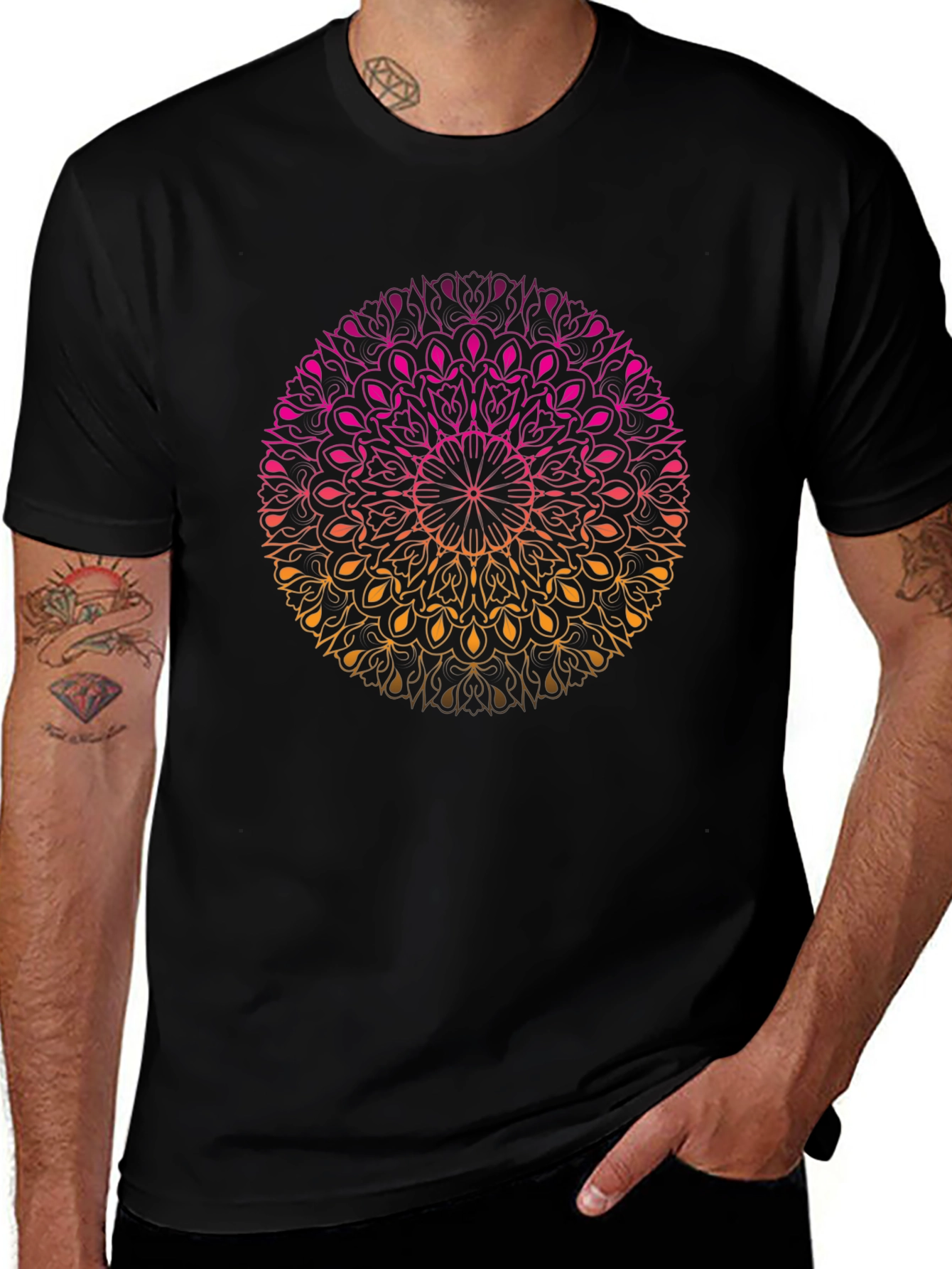 Ombre Mandala Graphic Tee