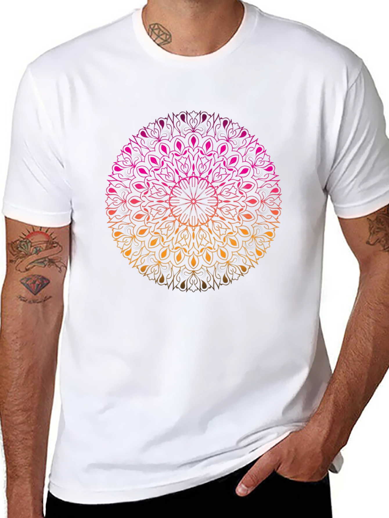 Ombre Mandala Graphic Tee