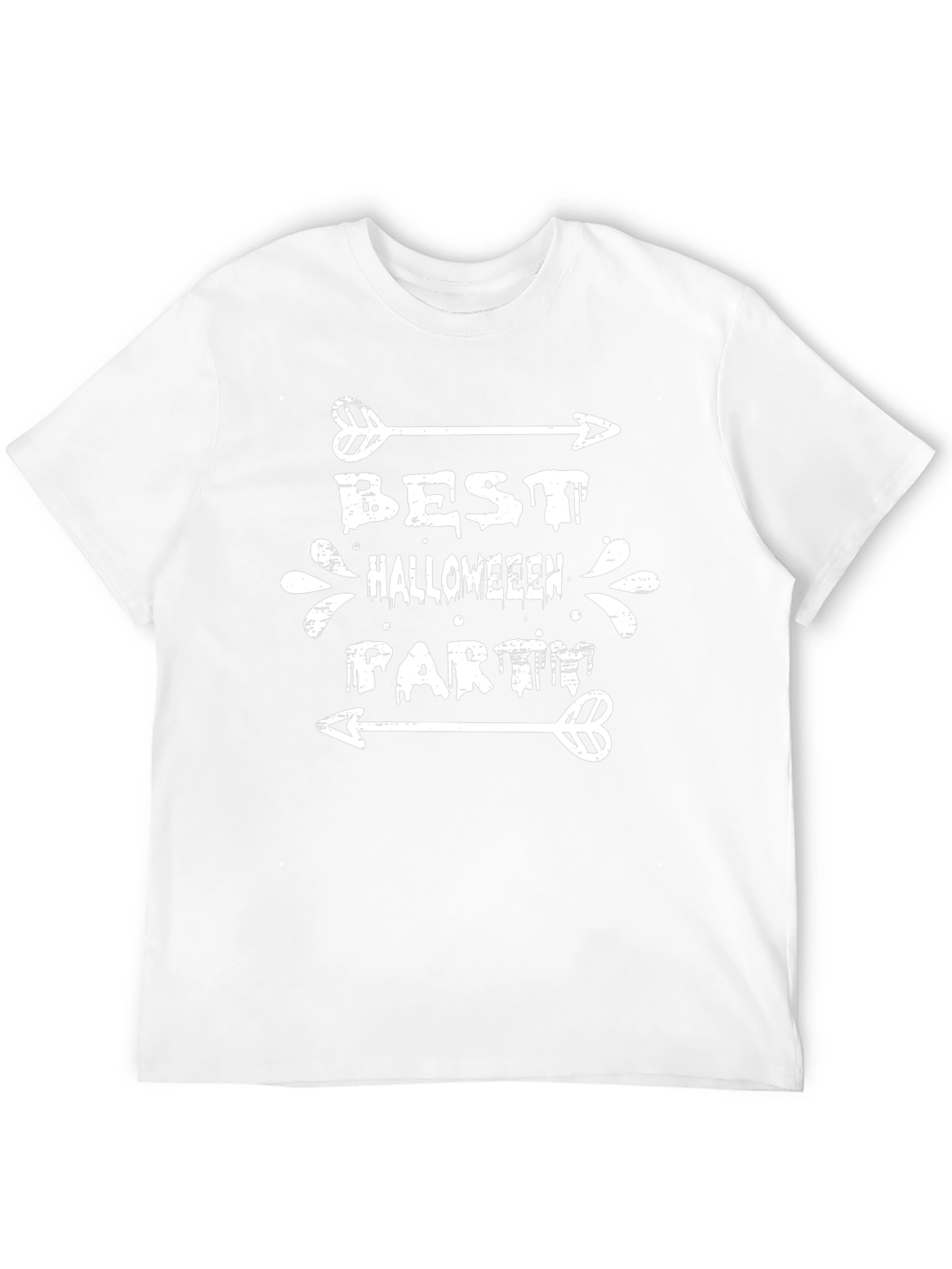 Best Halloween Party Tee - Black Graphic T-Shirt