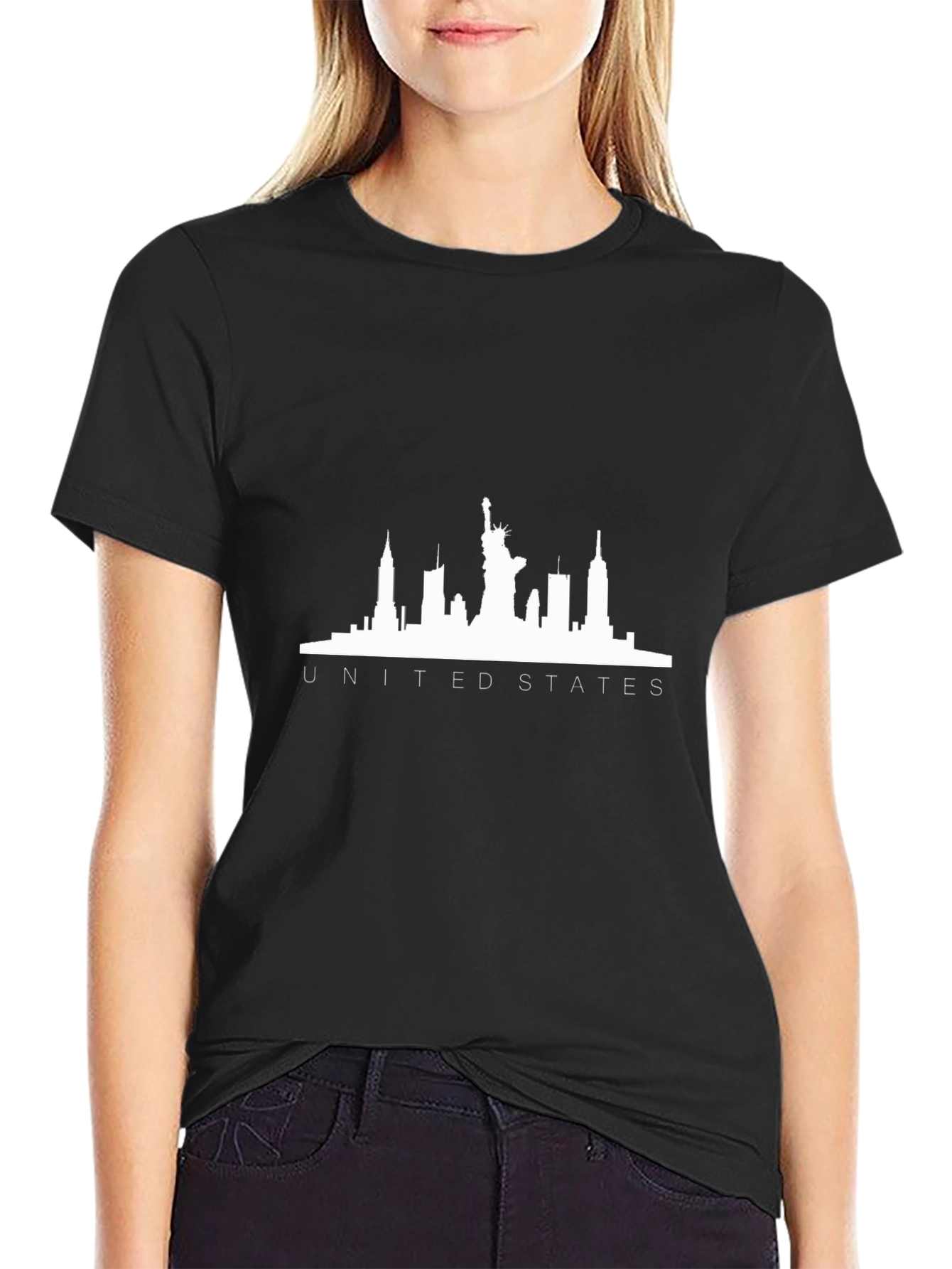 United States City Skyline Graphic T-Shirt