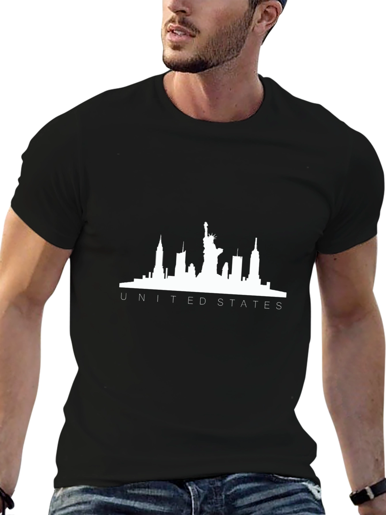 United States City Skyline Graphic T-Shirt