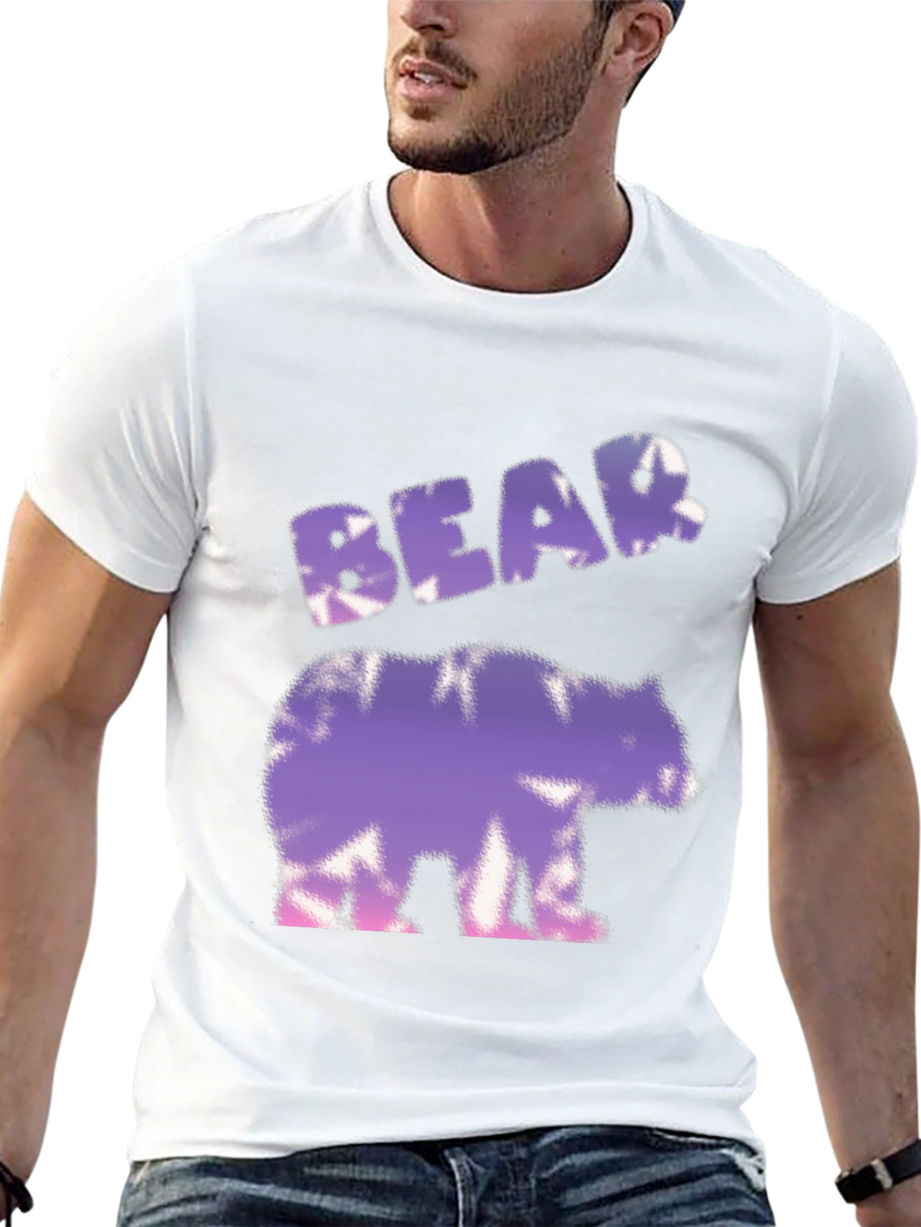 Bear Tie-Dye Graphic T-Shirt