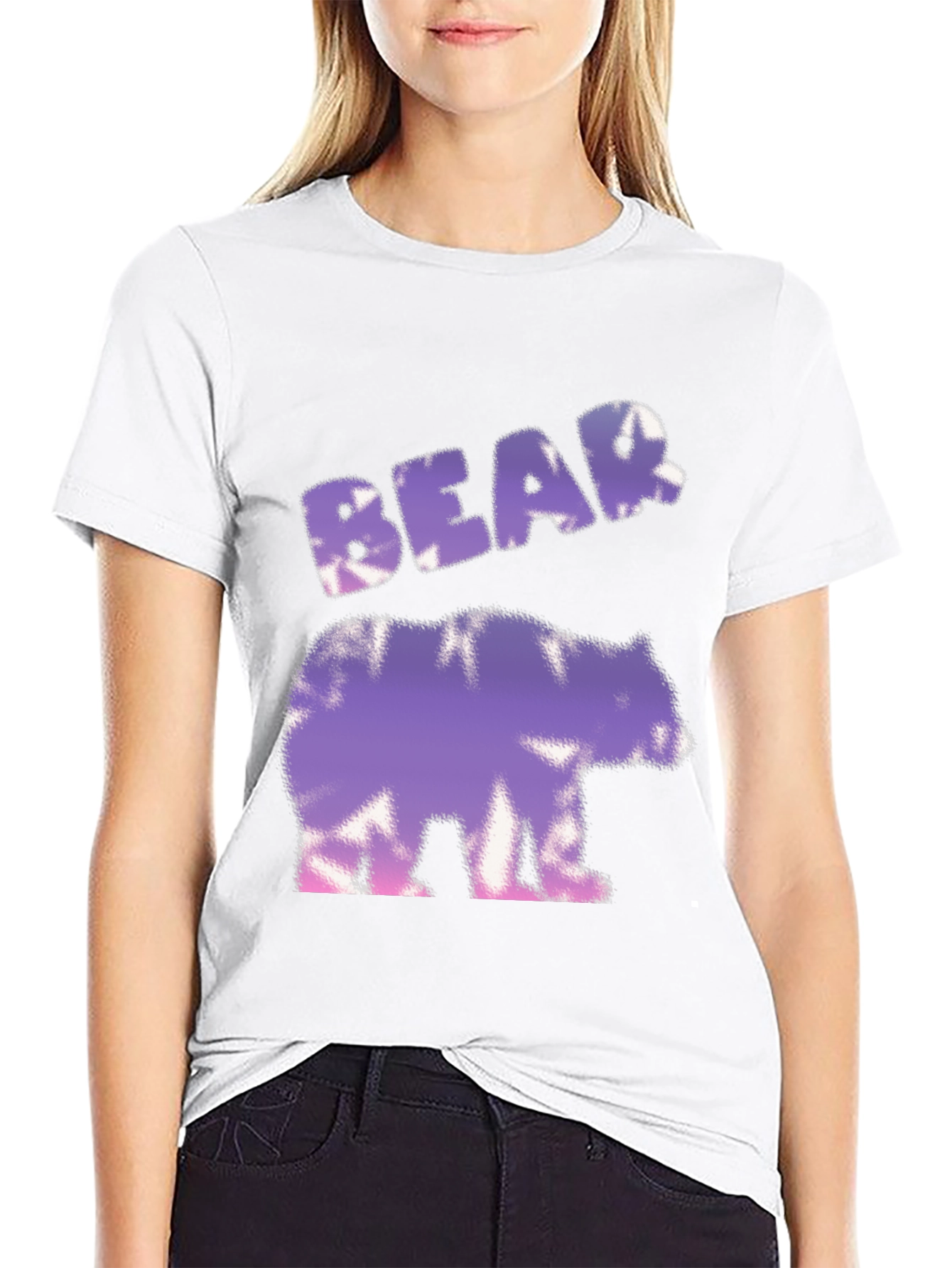 Bear Tie-Dye Graphic T-Shirt