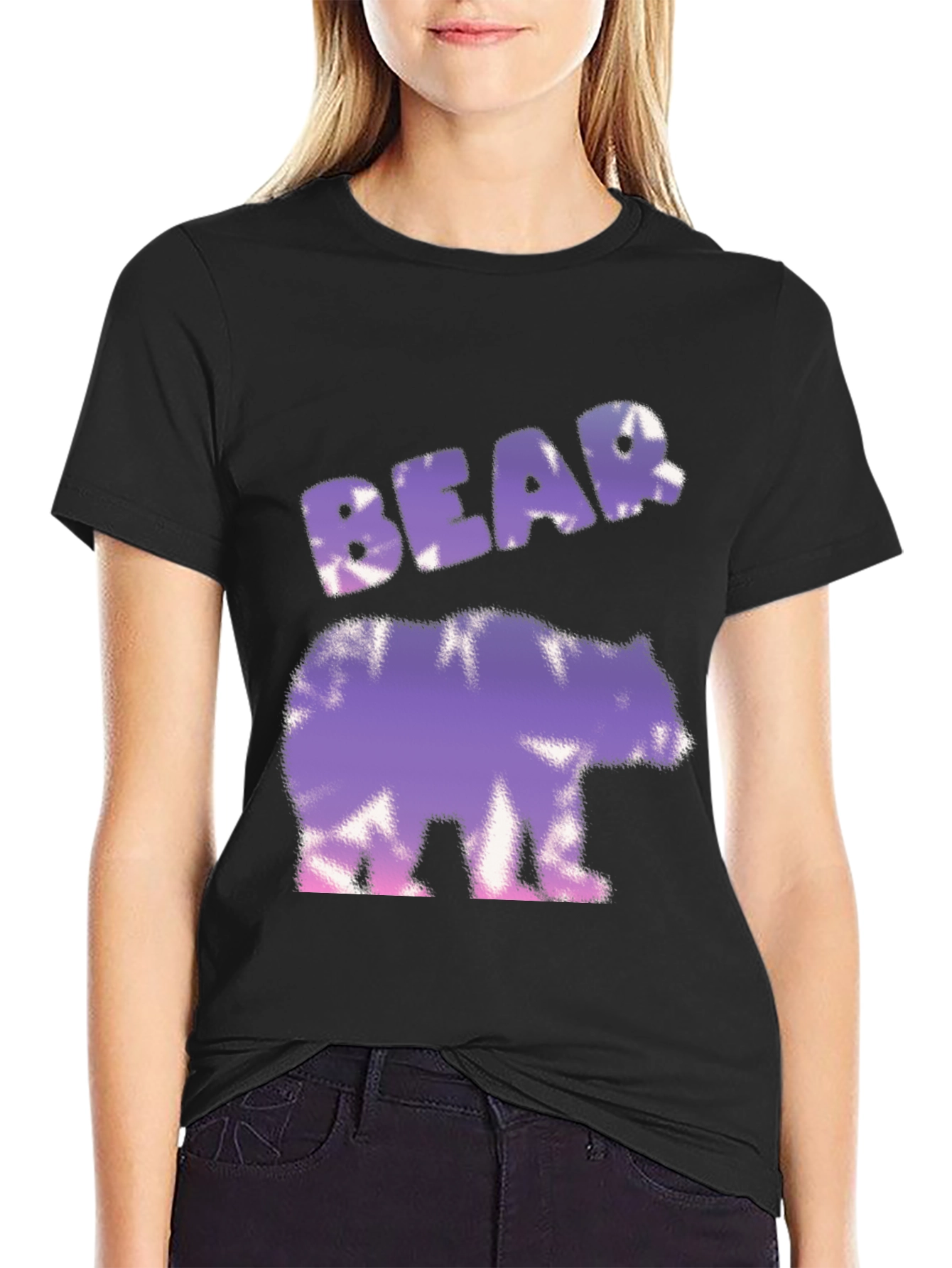 Bear Tie-Dye Graphic T-Shirt