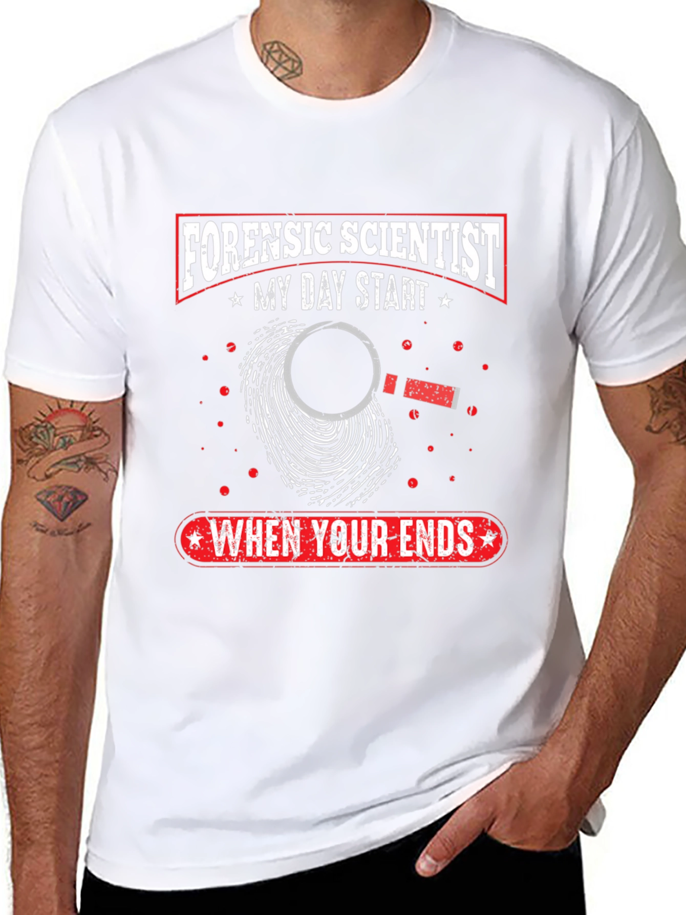 Forensic Scientist T-Shirt - Crime Scene Investigator