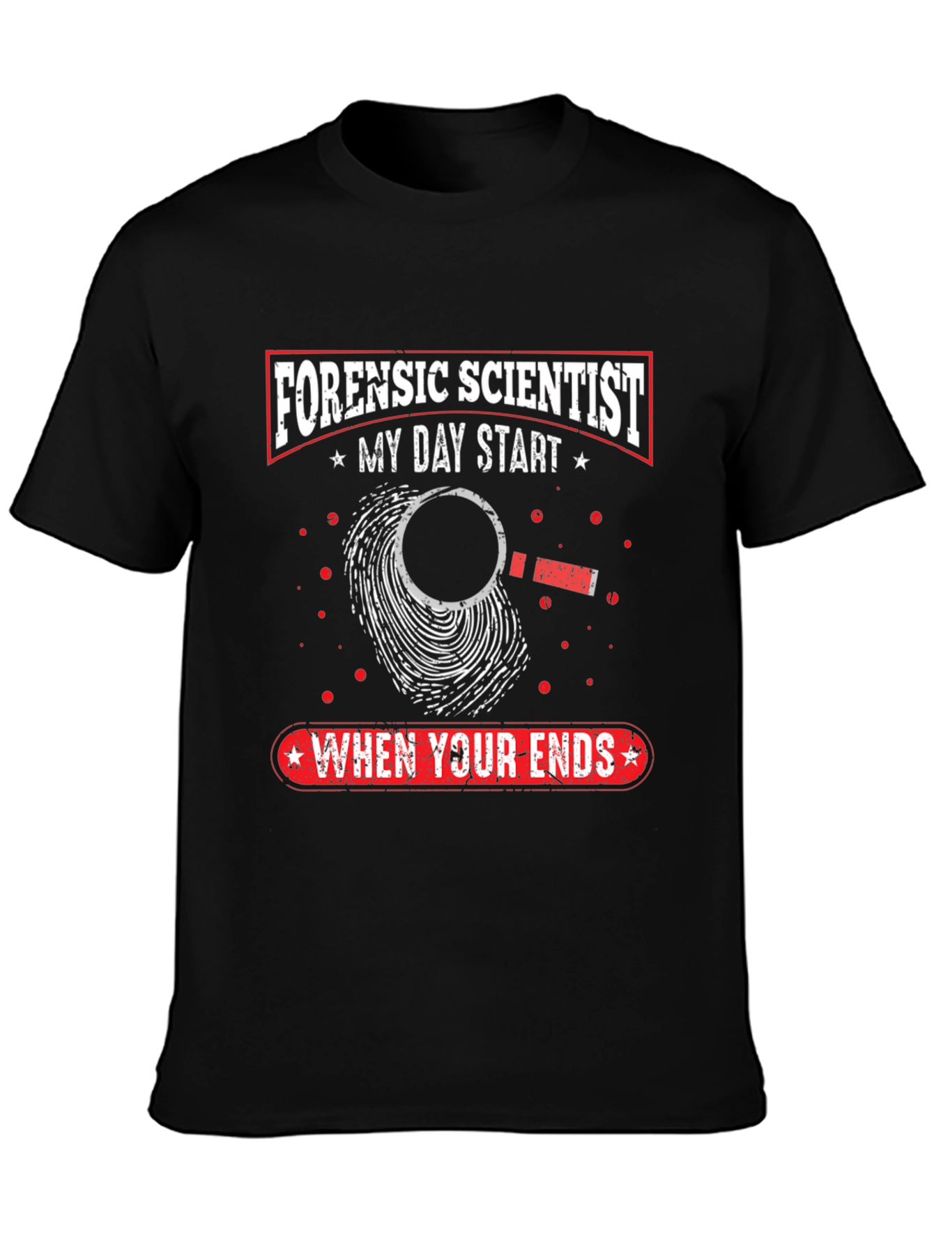 Forensic Scientist T-Shirt - Crime Scene Investigator