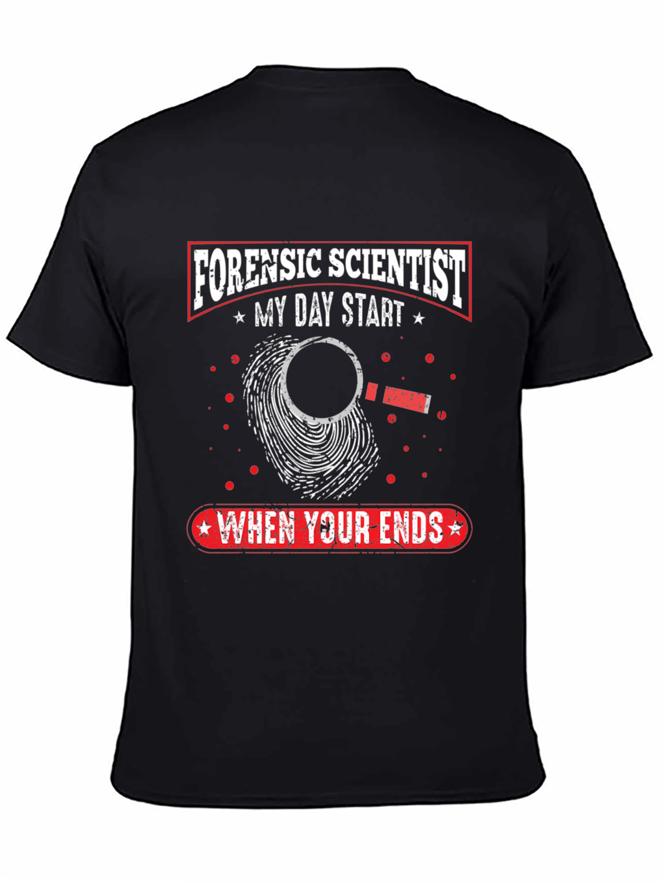 Forensic Scientist T-Shirt - Crime Scene Investigator